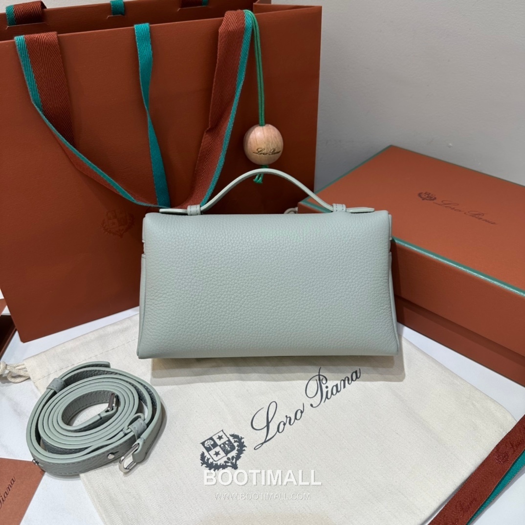 Loro Piana Extra Pocket L19 Woven Calfskin Bag 로로피아나 엑스트라 포켓 L19 위빙 카프스킨 탑핸들 크로스백 19cm 7