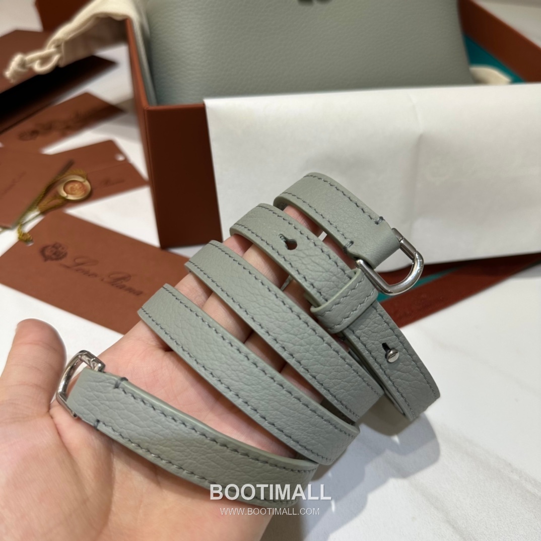 Loro Piana Extra Pocket L19 Woven Calfskin Bag 로로피아나 엑스트라 포켓 L19 위빙 카프스킨 탑핸들 크로스백 19cm 10