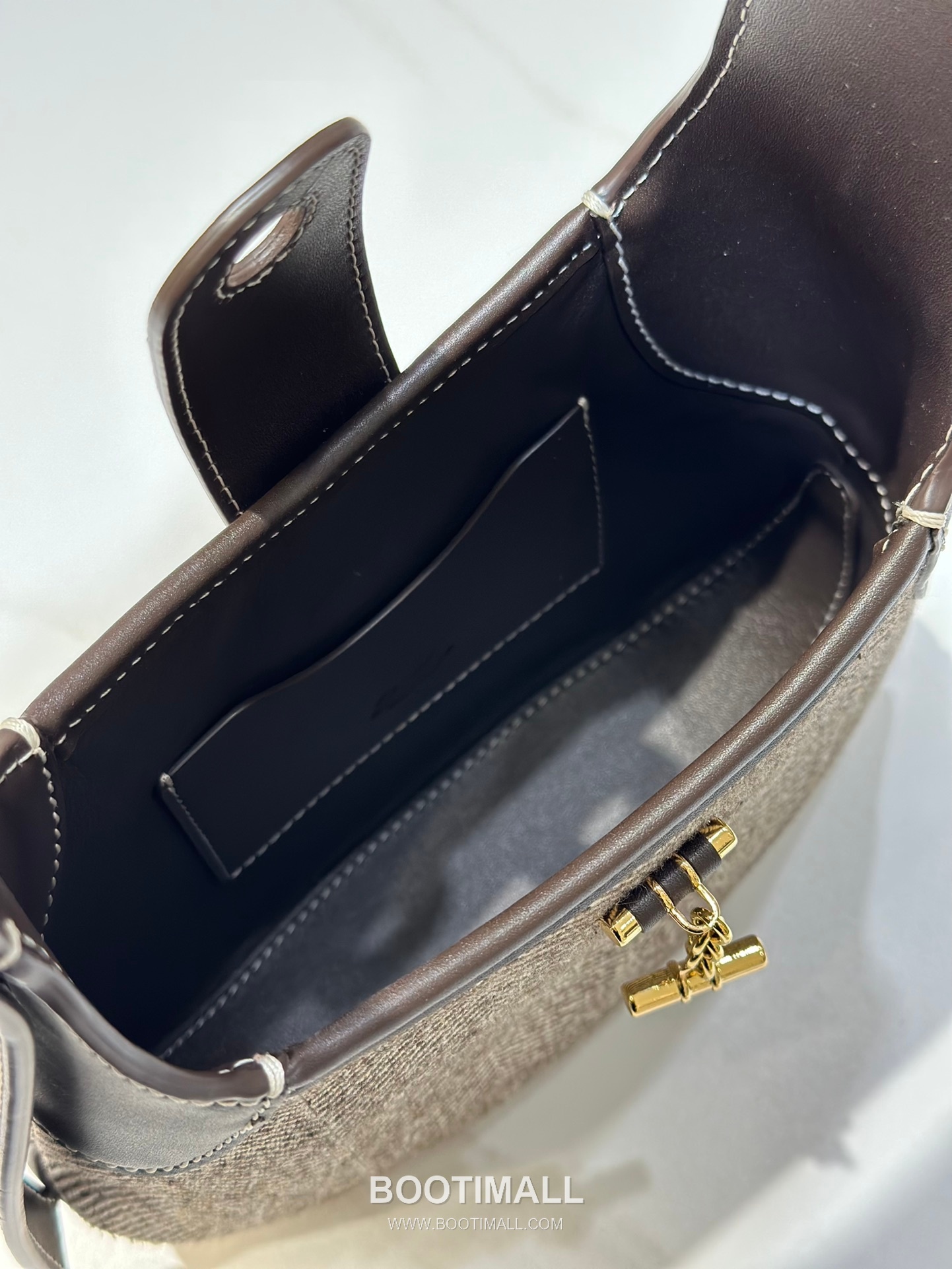 Loro Piana Bobbin Small Canvas Shoulder Bag 로로피아나 보빈 스몰 캔버스 숄더백 19cm 8