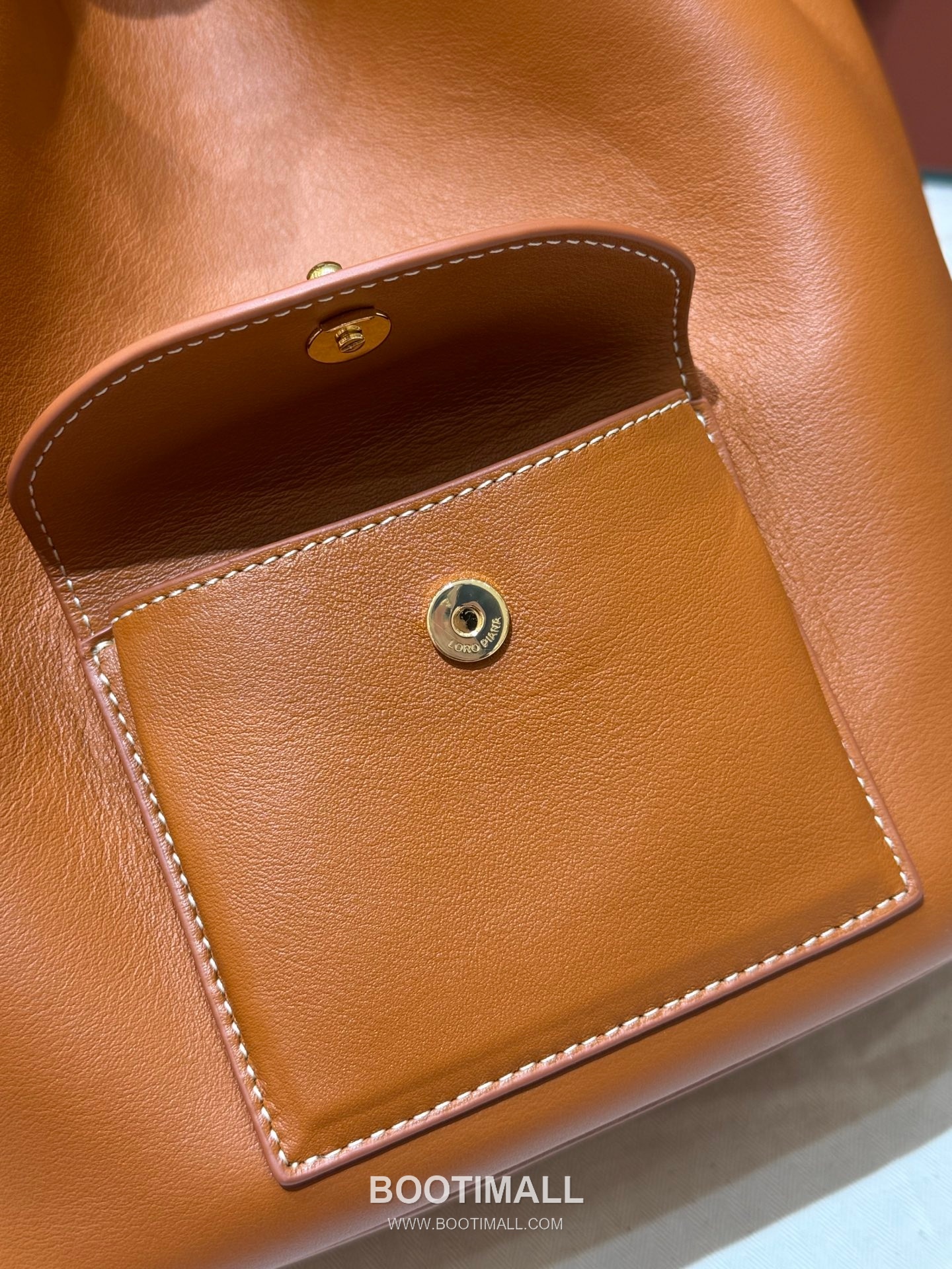 Loro Piana Extra Drawstring Backpack Calfskin 로로피아나 엑스트라 드로스트링 백팩 카프스킨 27cm 5