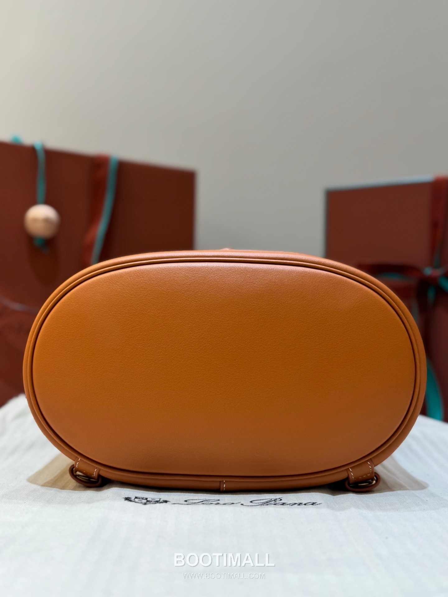 Loro Piana Extra Drawstring Backpack Calfskin 로로피아나 엑스트라 드로스트링 백팩 카프스킨 27cm 6