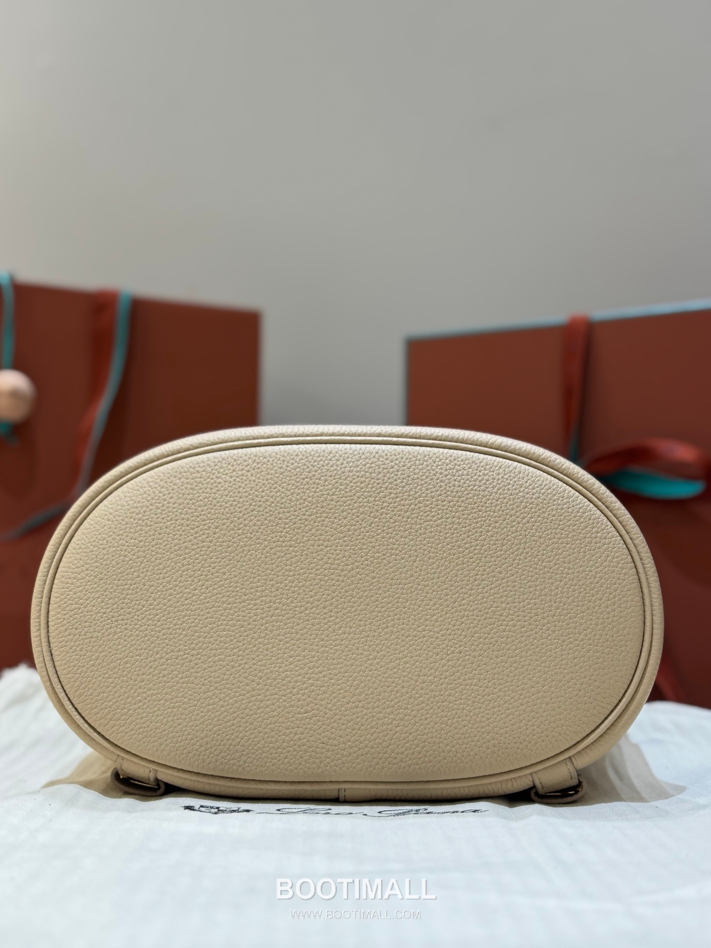 Loro Piana Extra Drawstring Backpack Calfskin 로로피아나 엑스트라 드로스트링 백팩 카프스킨 27cm 6