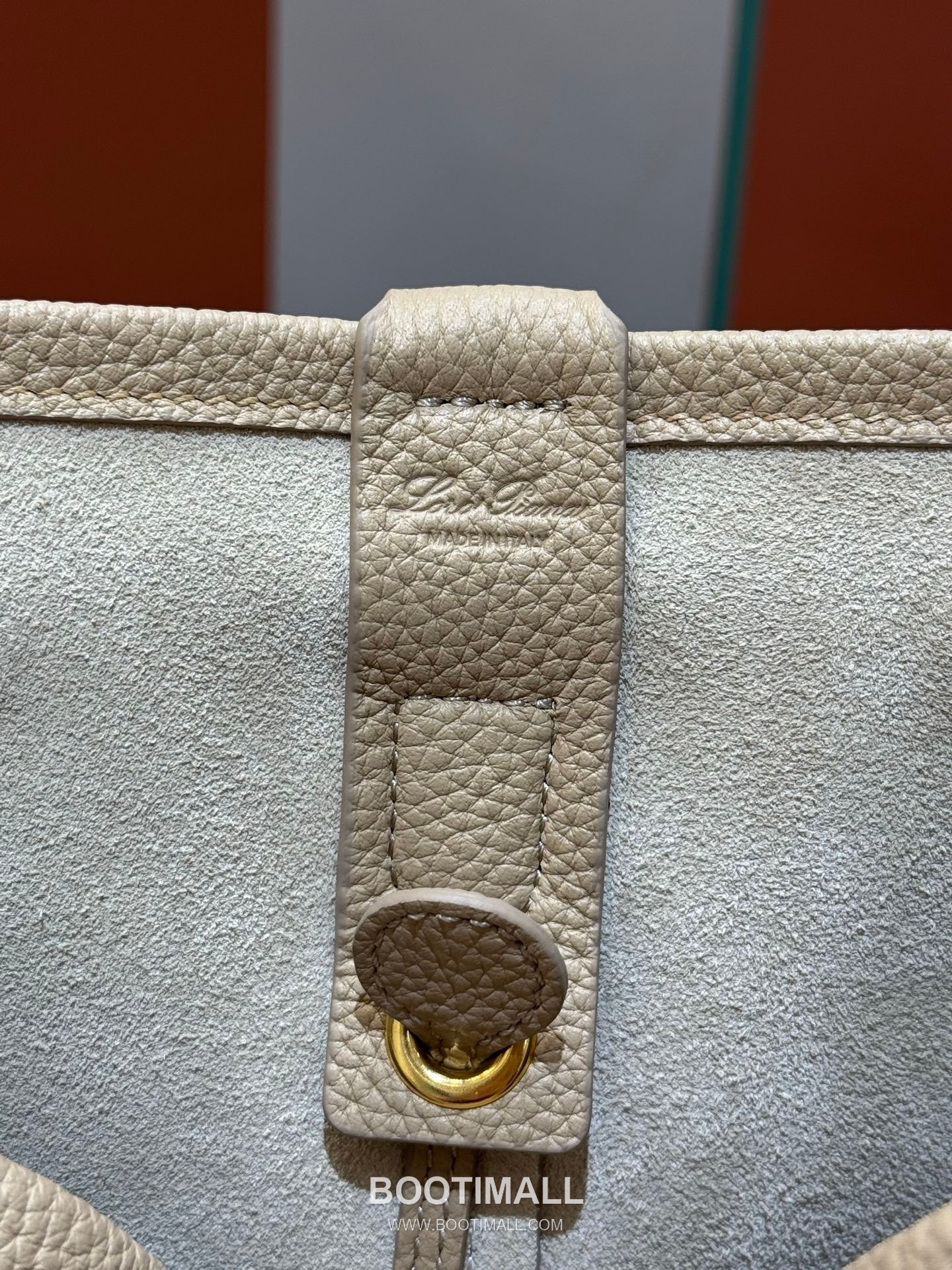 Loro Piana Extra Drawstring Backpack Calfskin 로로피아나 엑스트라 드로스트링 백팩 카프스킨 27cm 9