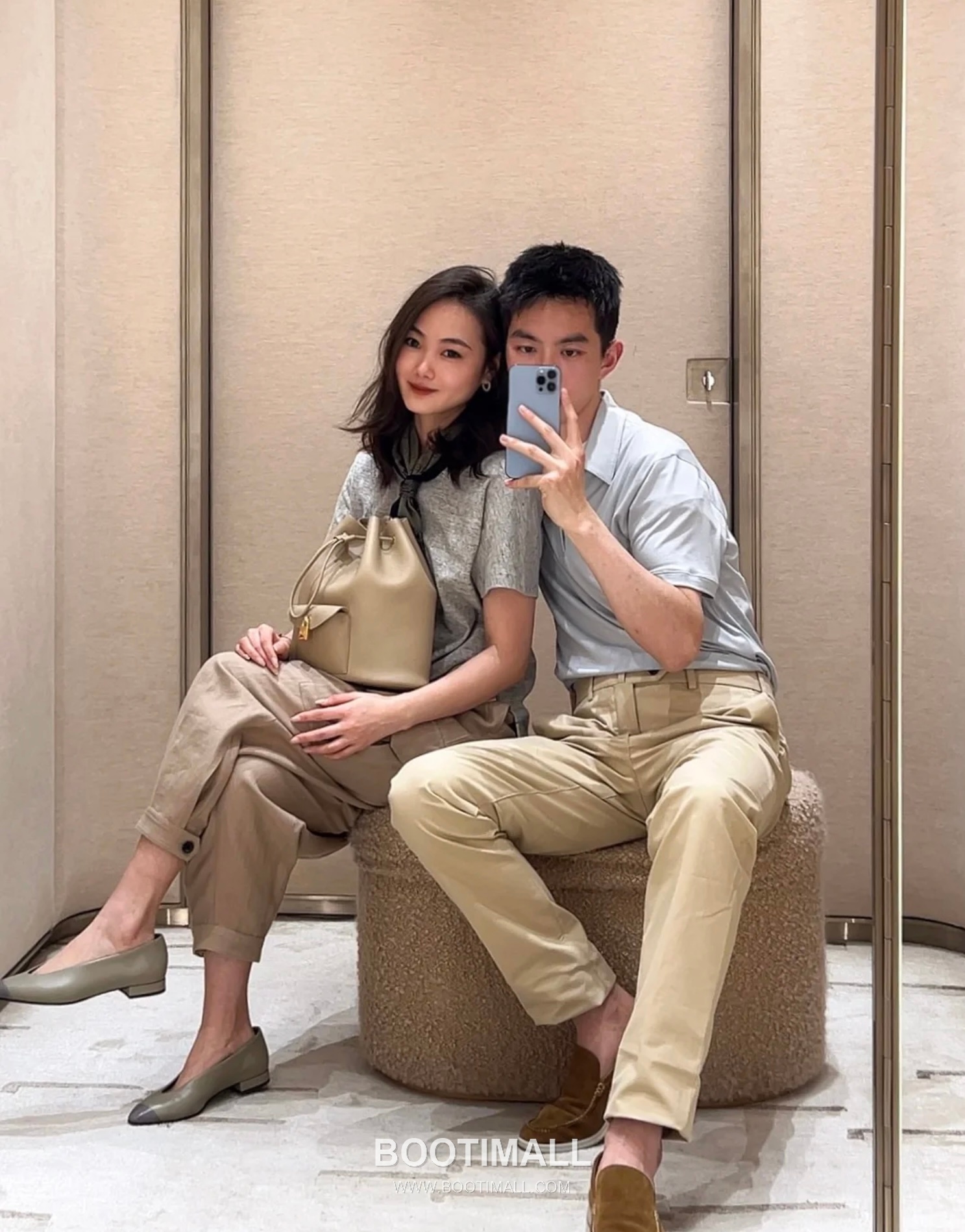 Loro Piana Extra Drawstring Backpack Calfskin 로로피아나 엑스트라 드로스트링 백팩 카프스킨 27cm 9