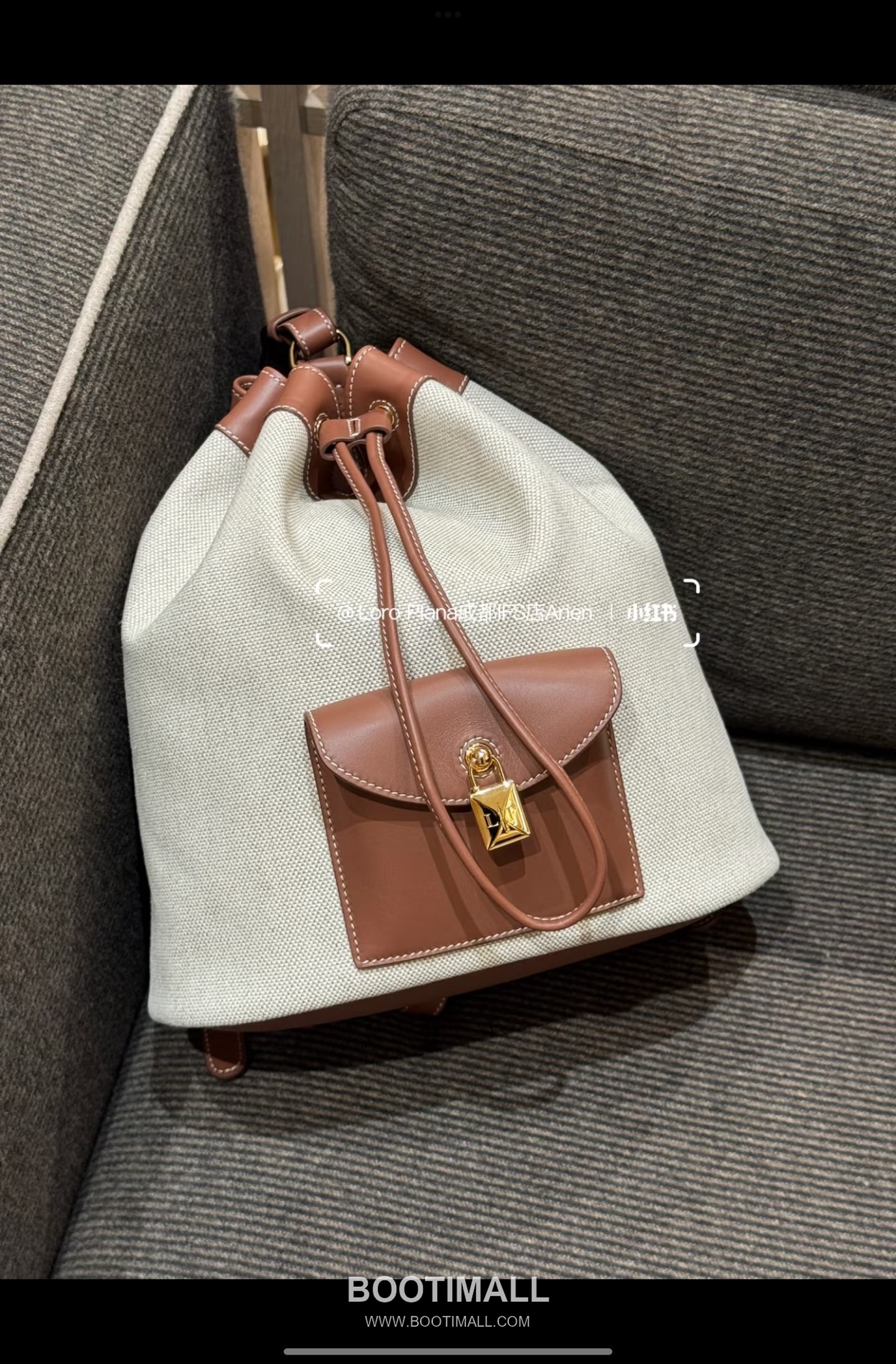 Loro Piana Calfskin Brown Backpack 로로피아나 카프스킨 브라운 백팩 27cm 1