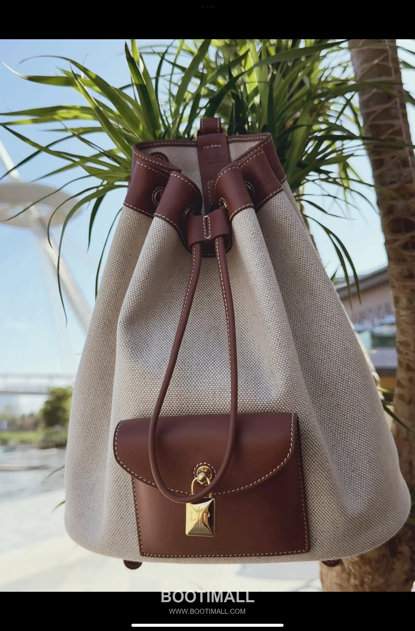 Loro Piana Calfskin Brown Backpack 로로피아나 카프스킨 브라운 백팩 27cm 5