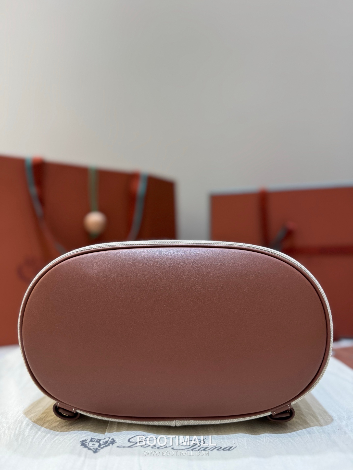 Loro Piana Calfskin Brown Backpack 로로피아나 카프스킨 브라운 백팩 27cm 15