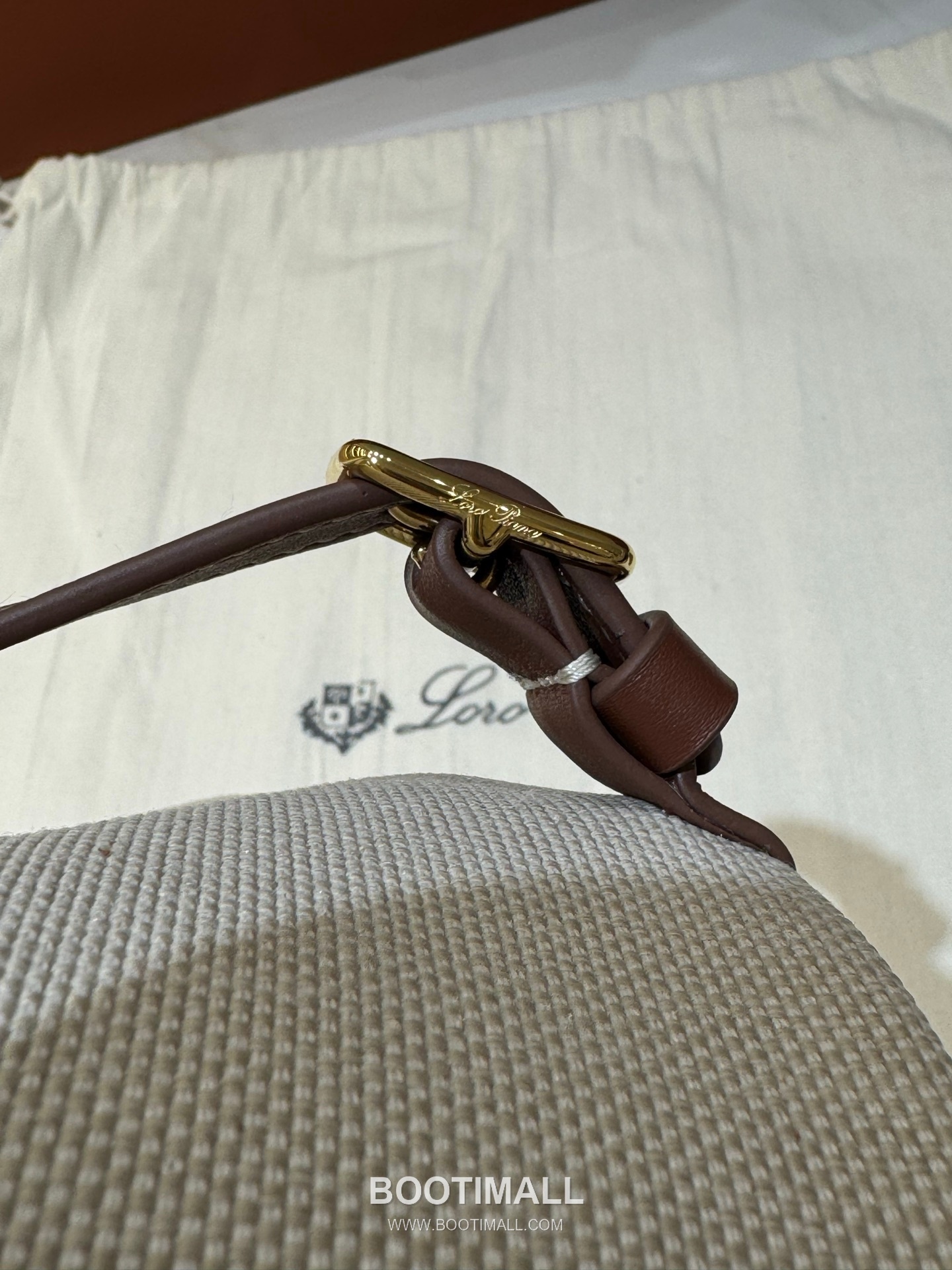 Loro Piana Calfskin Brown Backpack 로로피아나 카프스킨 브라운 백팩 27cm 16