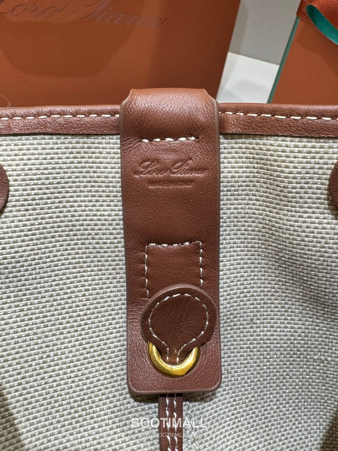 Loro Piana Calfskin Brown Backpack 로로피아나 카프스킨 브라운 백팩 27cm 18