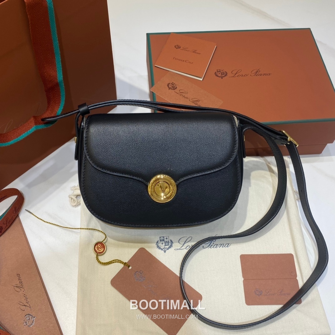 Loro Piana Ghiera Mini Saddle Bag Calfskin 로로피아나 기에라 미니 새들백 카프스킨 18cm 2