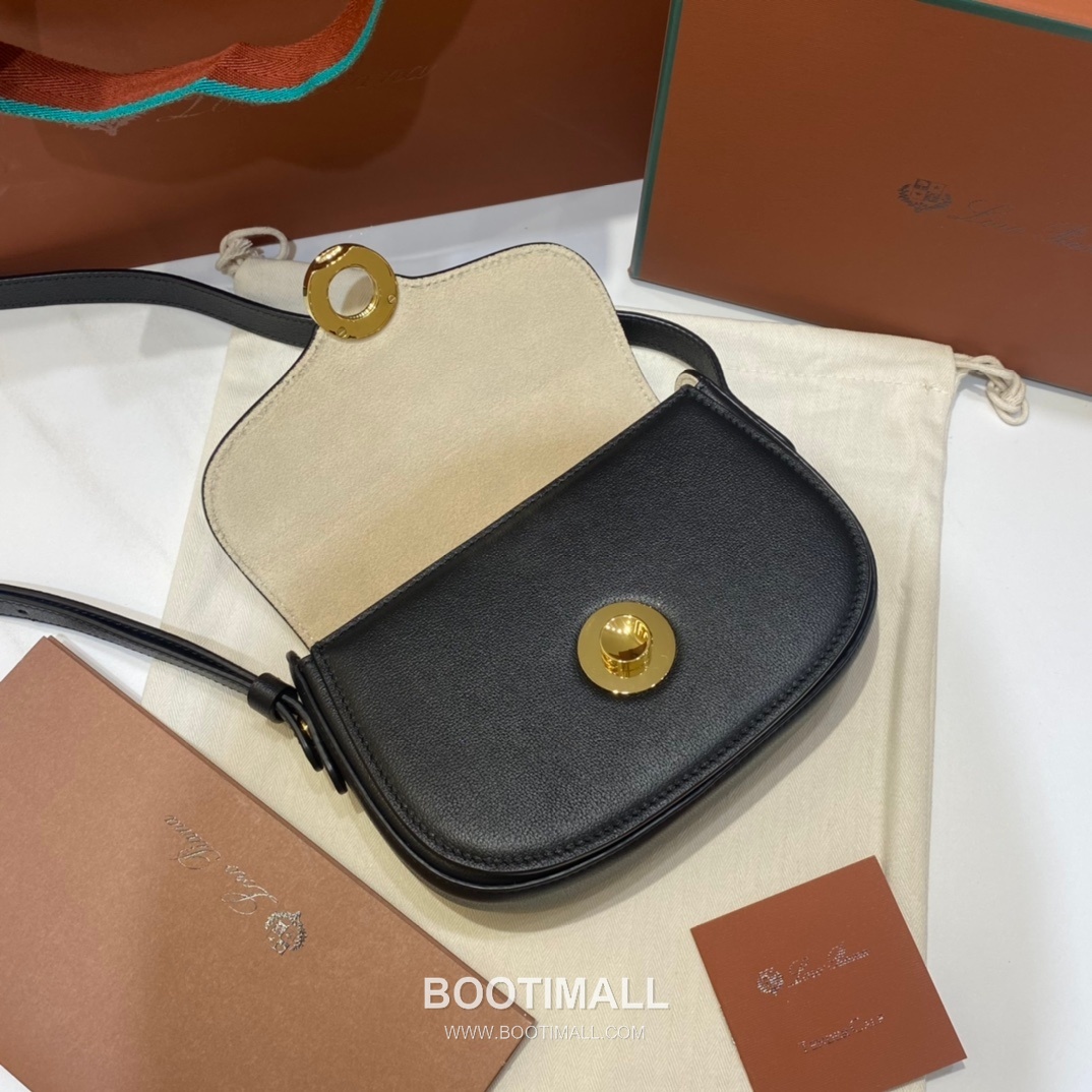 Loro Piana Ghiera Mini Saddle Bag Calfskin 로로피아나 기에라 미니 새들백 카프스킨 18cm 6