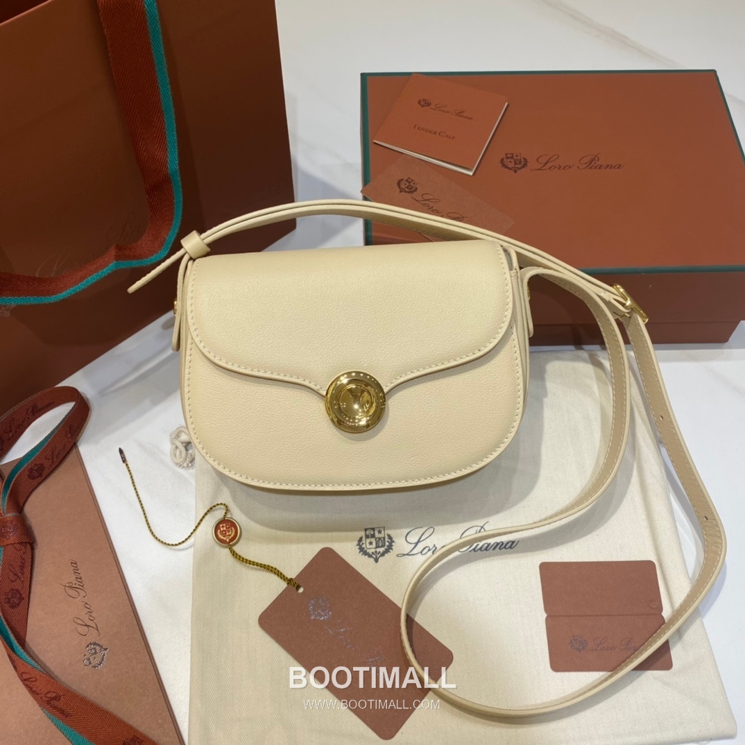 Loro Piana Ghiera Mini Saddle Bag Calfskin 로로피아나 기에라 미니 새들백 카프스킨 18cm 2