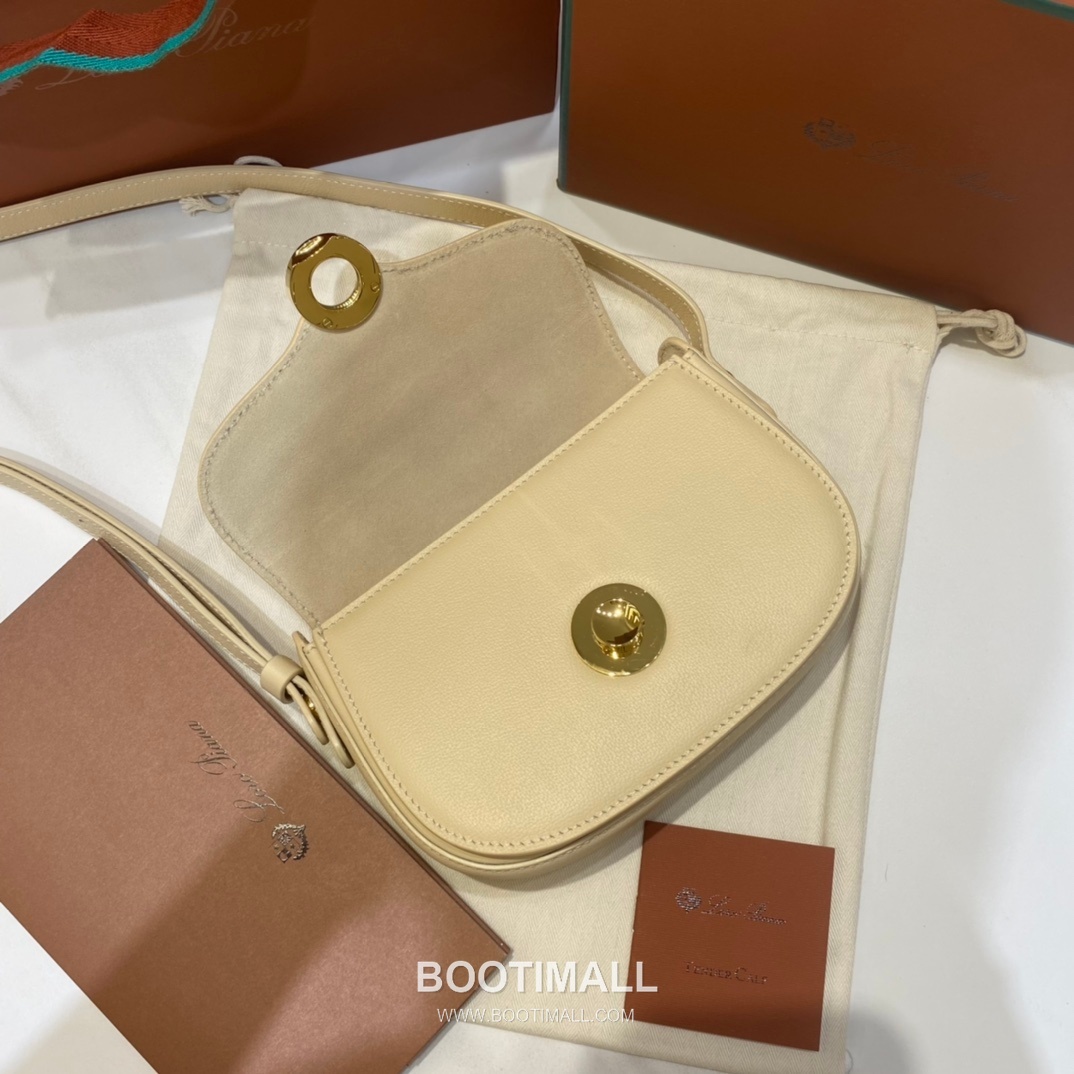 Loro Piana Ghiera Mini Saddle Bag Calfskin 로로피아나 기에라 미니 새들백 카프스킨 18cm 6