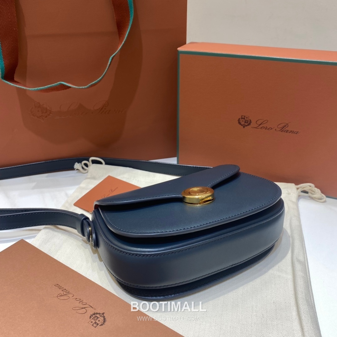 Loro Piana Ghiera Mini Saddle Bag Calfskin 로로피아나 기에라 미니 새들백 카프스킨 18cm 5