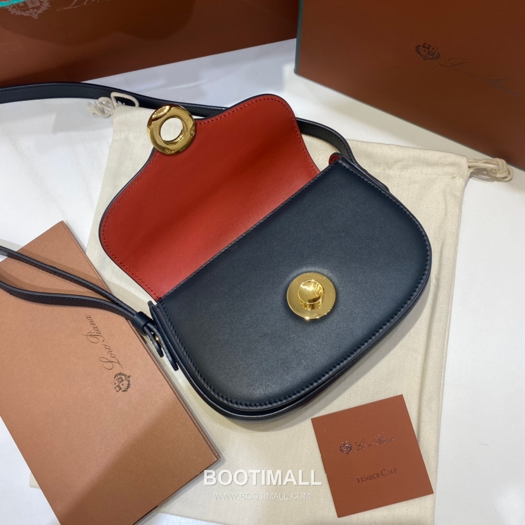 Loro Piana Ghiera Mini Saddle Bag Calfskin 로로피아나 기에라 미니 새들백 카프스킨 18cm 6