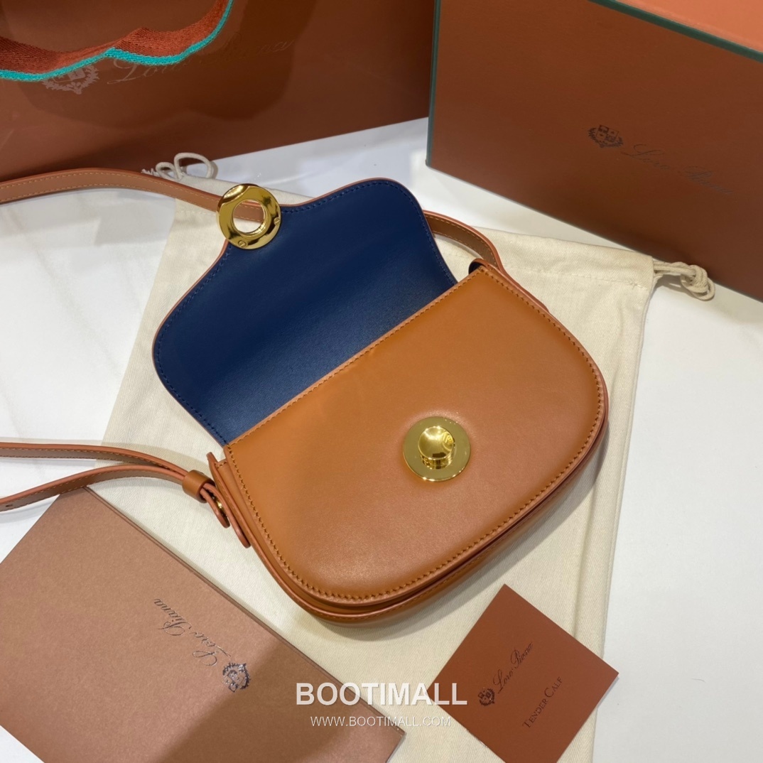 Loro Piana Ghiera Mini Saddle Bag Calfskin 로로피아나 기에라 미니 새들백 카프스킨 18cm 6