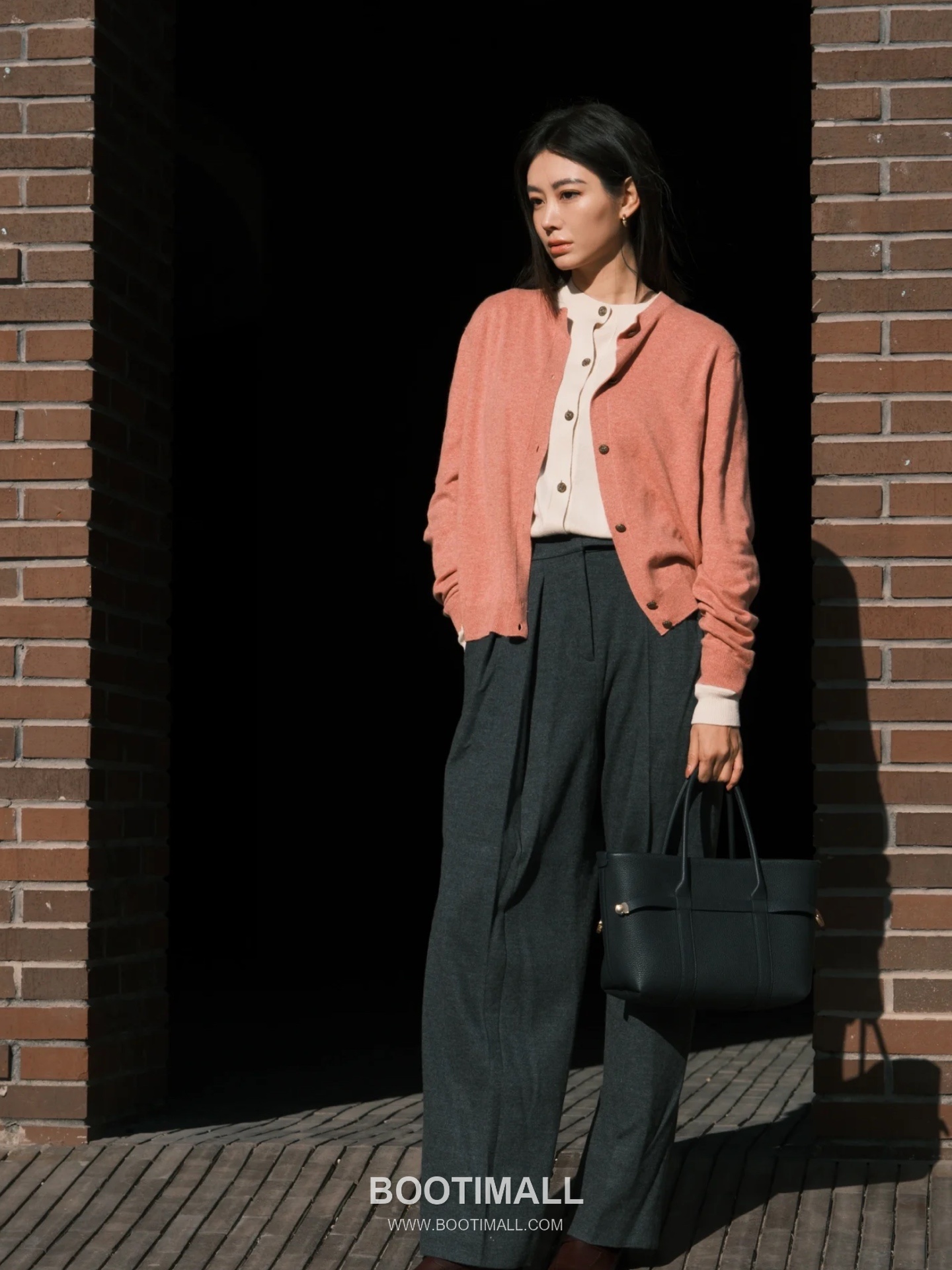 Loro Piana Ghiera Small Shopper Bag Grain Leather 로로피아나 기에라 스몰 쇼퍼백 그레인 레더 28cm 4