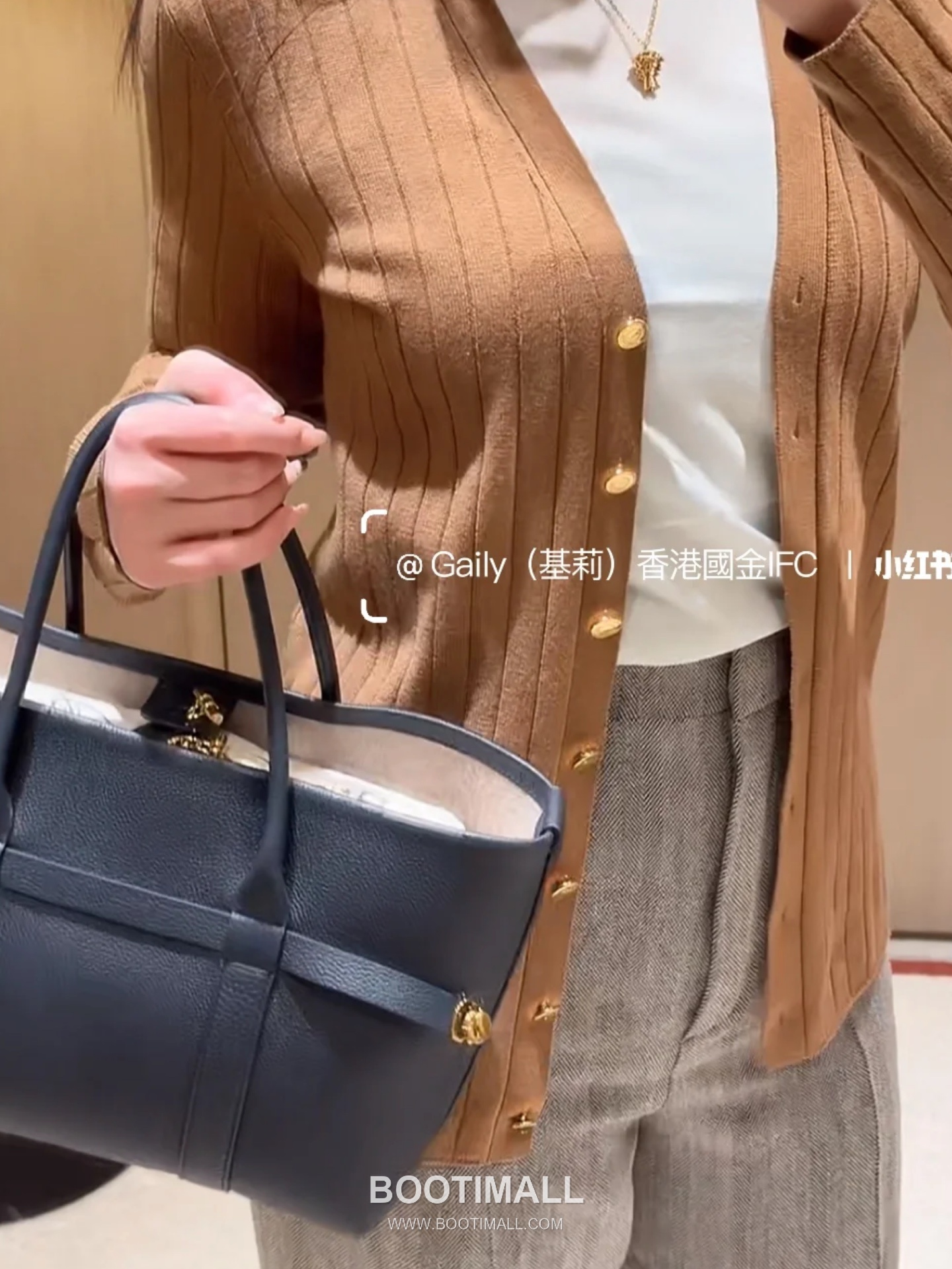 Loro Piana Ghiera Small Shopper Bag Grain Leather 로로피아나 기에라 스몰 쇼퍼백 그레인 레더 28cm 5