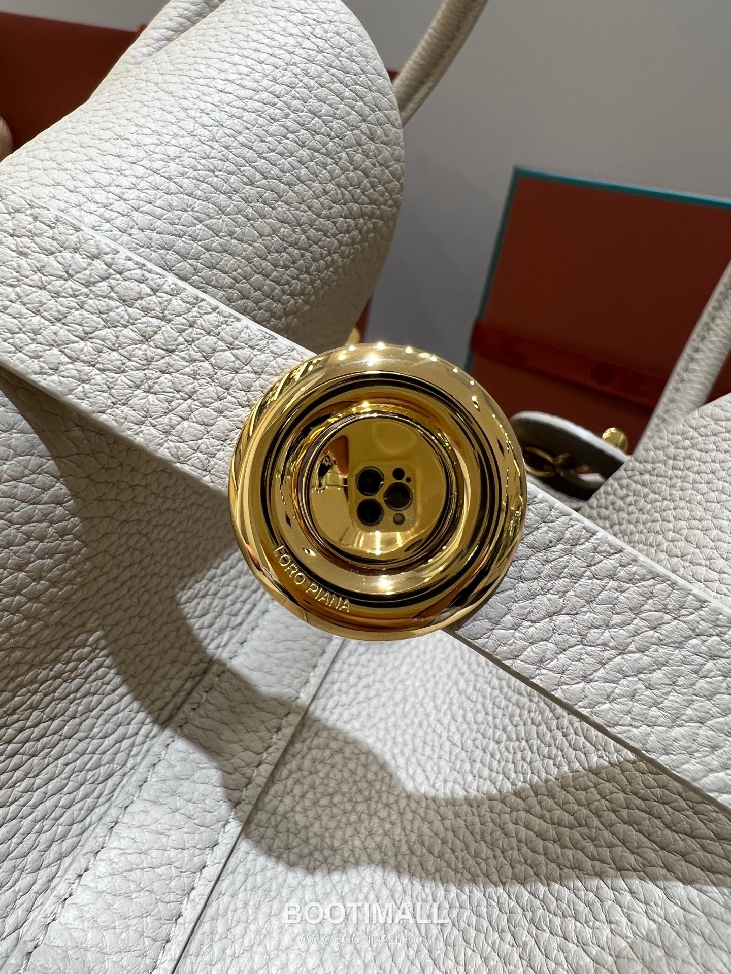 Loro Piana Ghiera Gray Shoulder Bag 로로피아나 Ghiera 그레이 숄더백 28cm 14