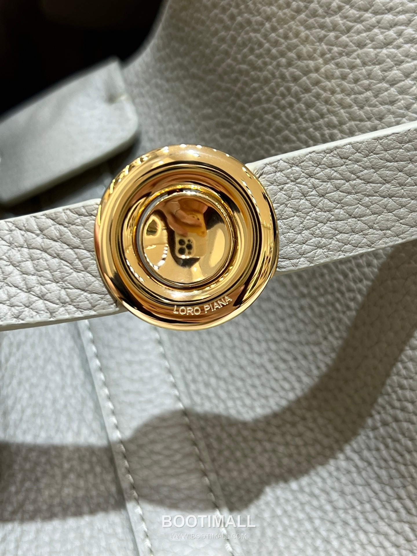 Loro Piana Ghiera Small Shopper Bag Grain Leather 로로피아나 기에라 스몰 쇼퍼백 그레인 레더 28cm 6