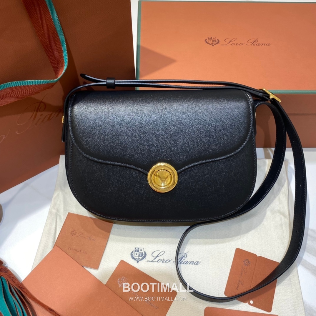 Loro Piana Ghiera Saddle Bag Calfskin 로로피아나 기에라 새들백 카프스킨 23cm 2
