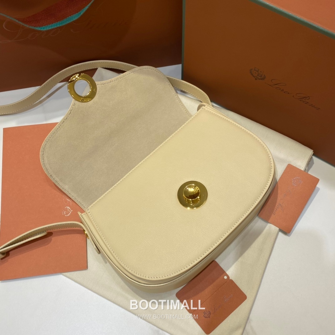 Loro Piana Ghiera Saddle Bag Calfskin 로로피아나 기에라 새들백 카프스킨 23cm 6
