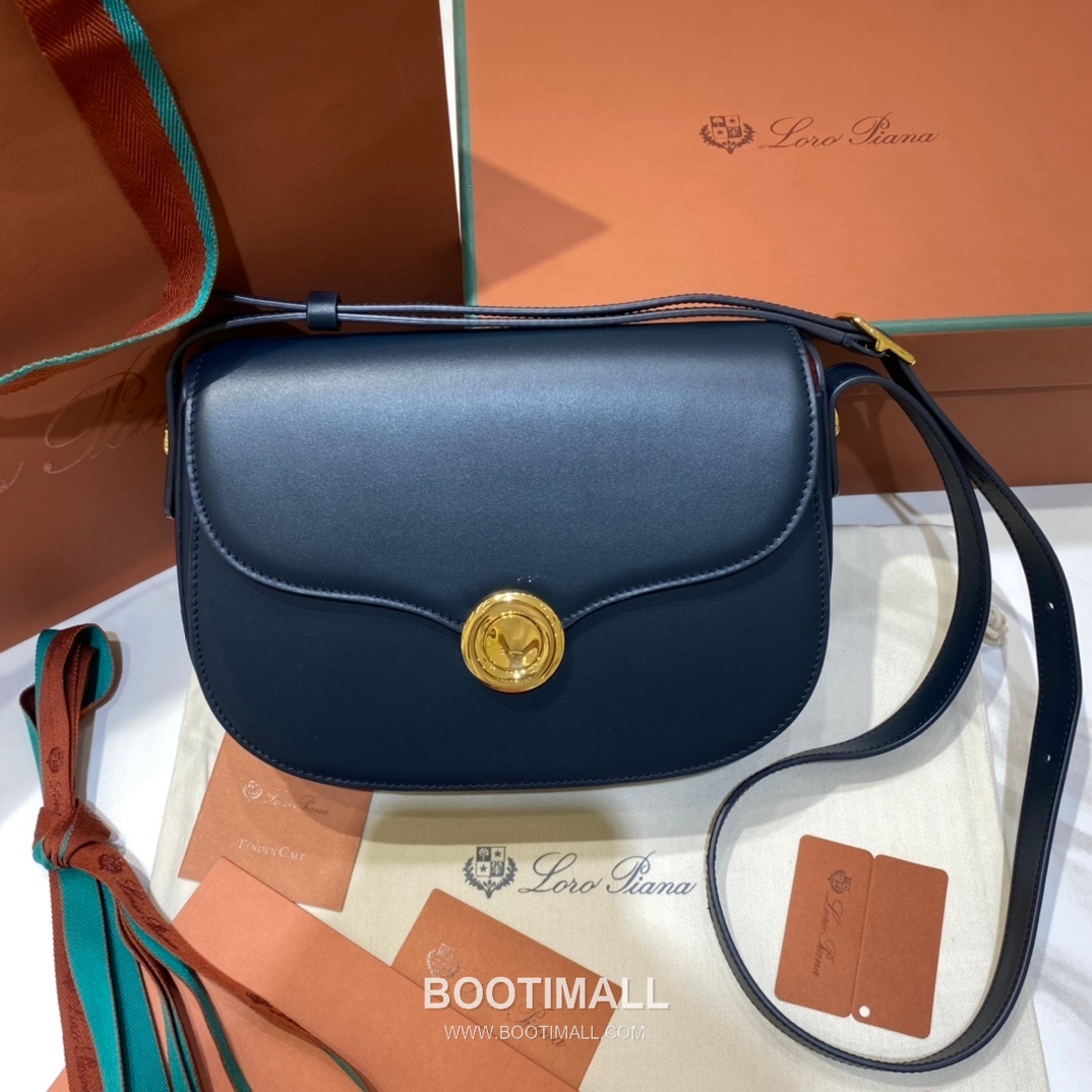 Loro Piana Ghiera Saddle Bag Calfskin 로로피아나 기에라 새들백 카프스킨 23cm 2