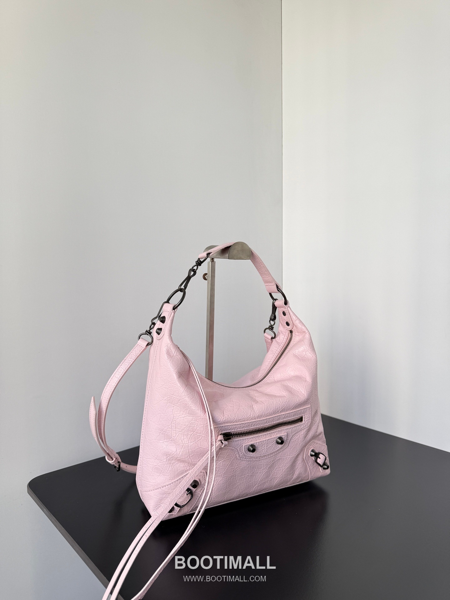 Balenciaga Le City Hobo Leather Shoulder Bag 발렌시아가 르 시티 호보 레더 숄더백 28cm 3