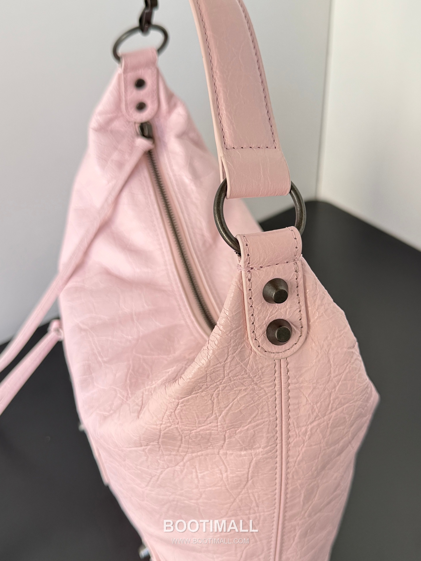 Balenciaga Le City Hobo Leather Shoulder Bag 발렌시아가 르 시티 호보 레더 숄더백 28cm 9