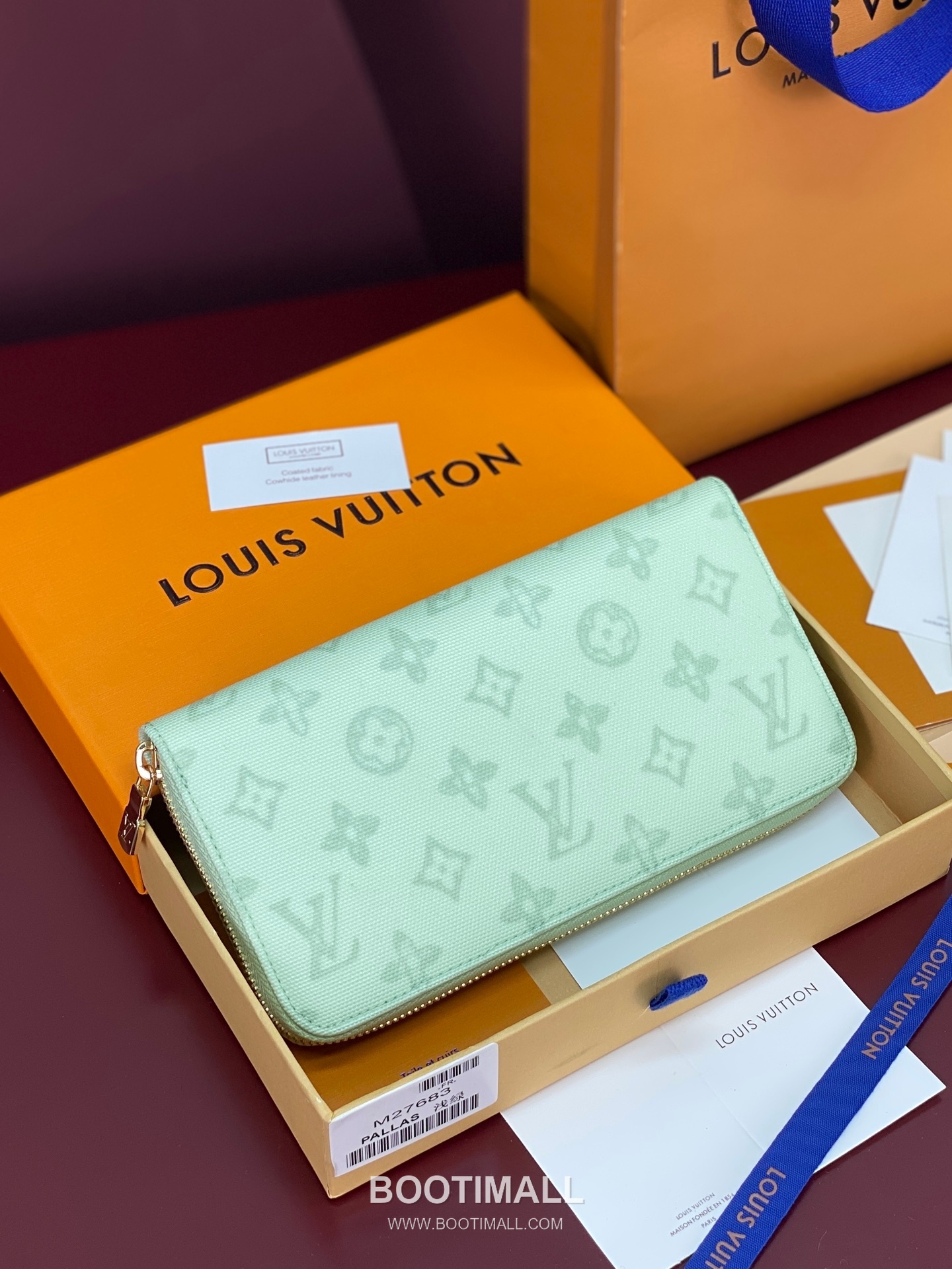 Louis Vuitton Zippy Wallet Monogram Origine Canvas M27683 루이비통 지피 월릿 모노그램 오리진 캔버스 19.5cm 2