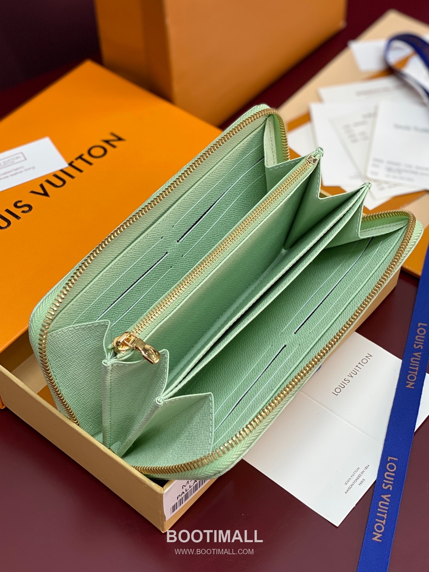 Louis Vuitton Zippy Wallet Monogram Origine Canvas M27683 루이비통 지피 월릿 모노그램 오리진 캔버스 19.5cm 4