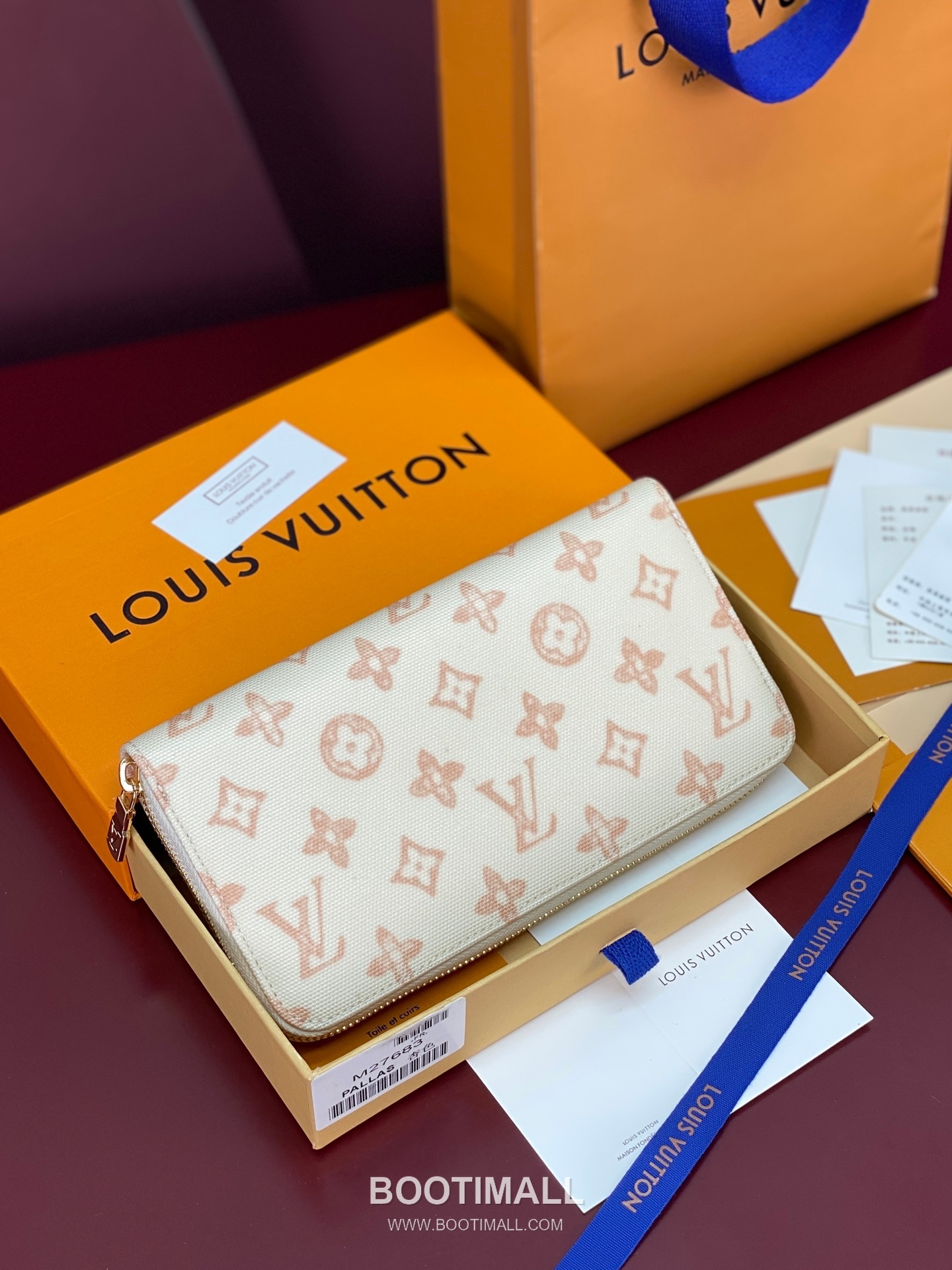 Louis Vuitton Zippy Wallet Monogram Origine Canvas M27683 루이비통 지피 월릿 모노그램 오리진 캔버스 19.5cm 2