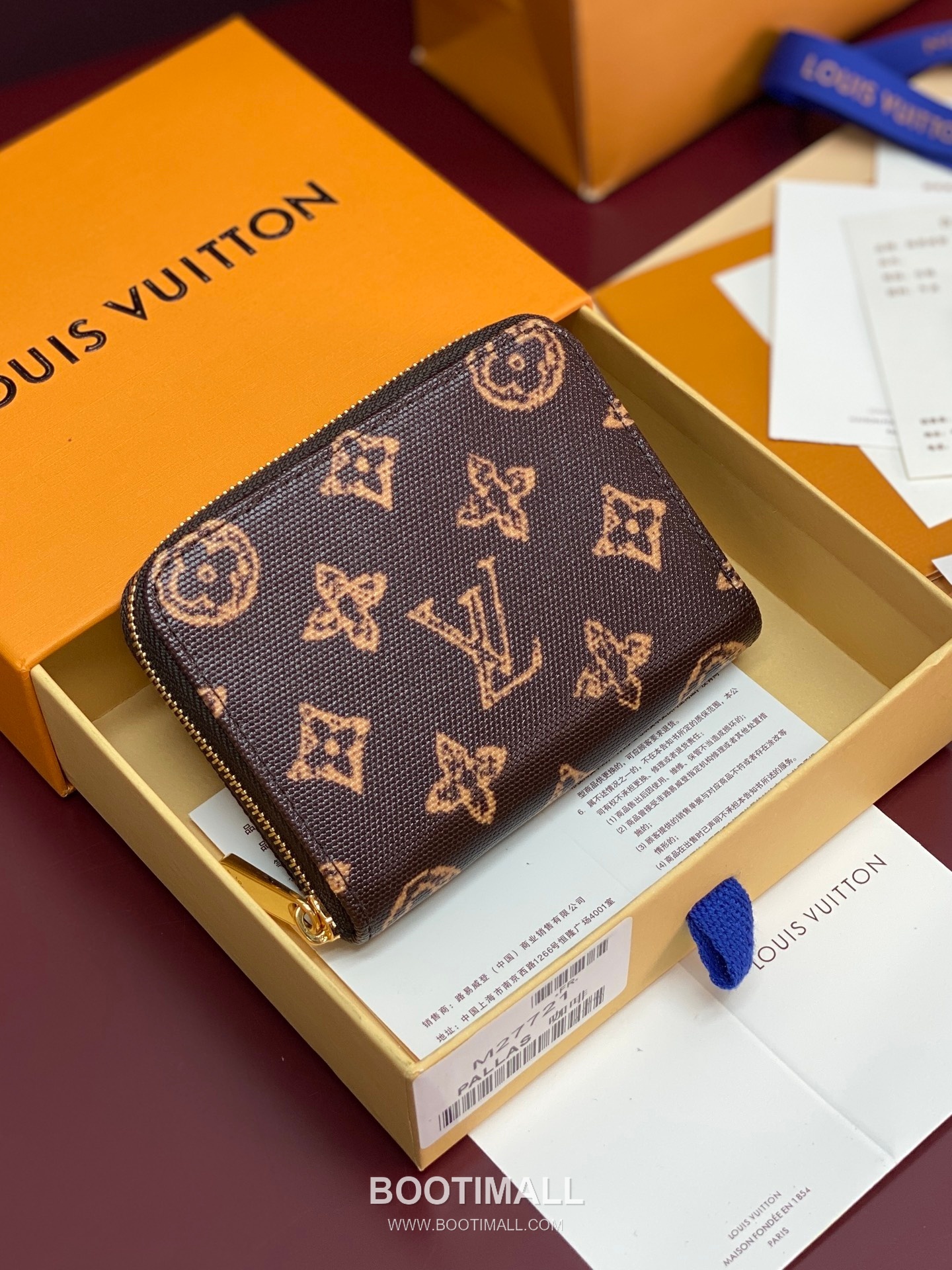 Louis Vuitton Zippy Coin Purse Monogram Origin Canvas M27721 루이비통 지피 코인 퍼스 모노그램 오리진 캔버스 11cm 1