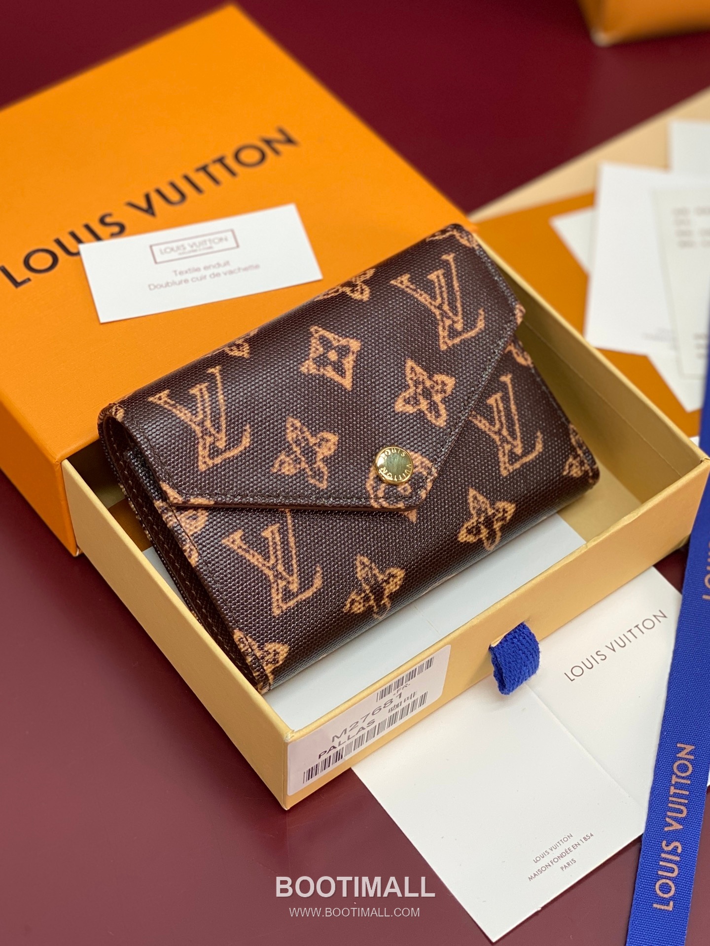 Louis Vuitton Victorine Wallet Monogram Origine Canvas M27681 루이비통 빅토린 월릿 모노그램 오리진 캔버스 12cm 1