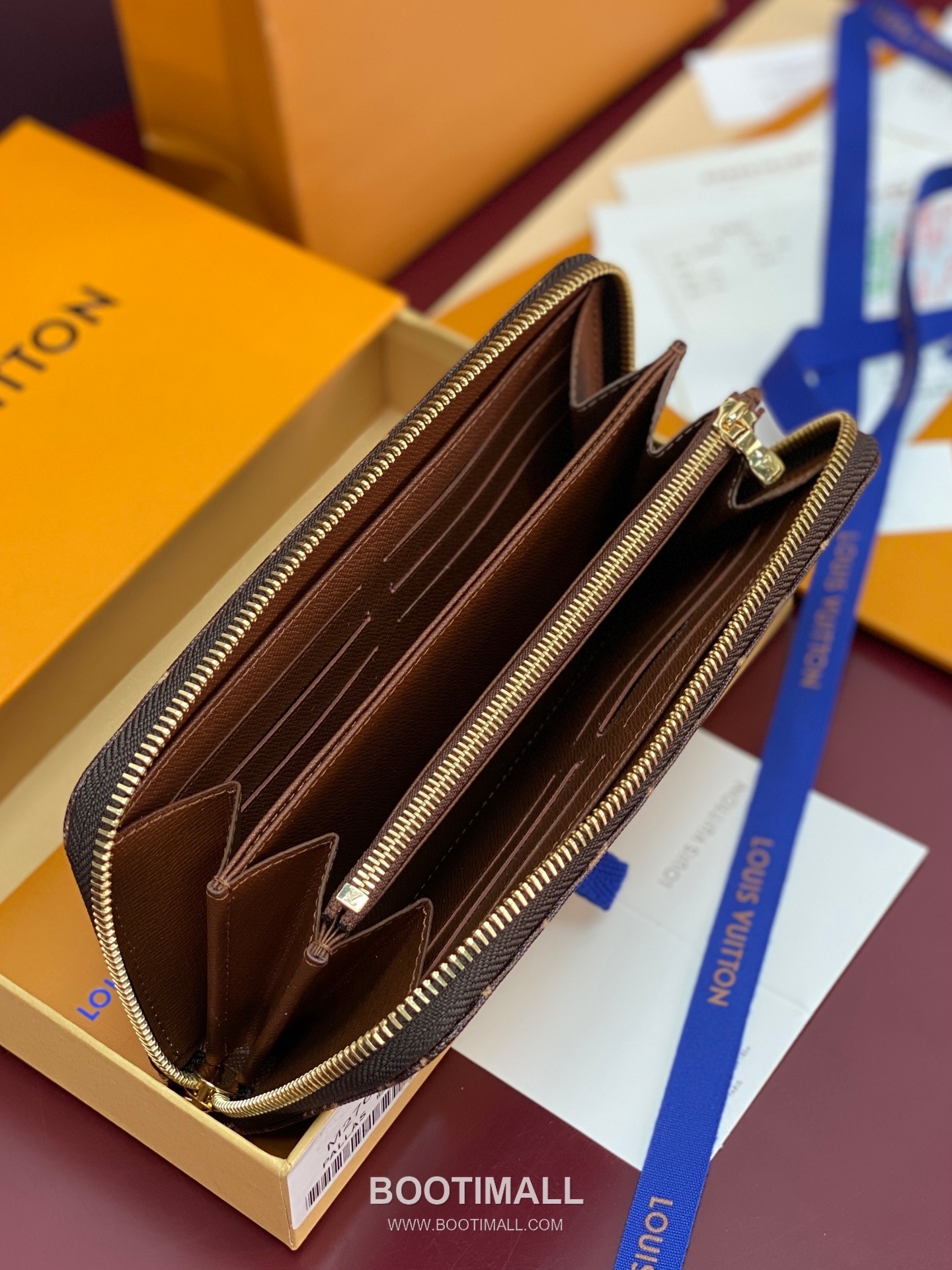 Louis Vuitton Zippy Wallet Monogram Origine Canvas M27683 루이비통 지피 월릿 모노그램 오리진 캔버스 19.5cm 4