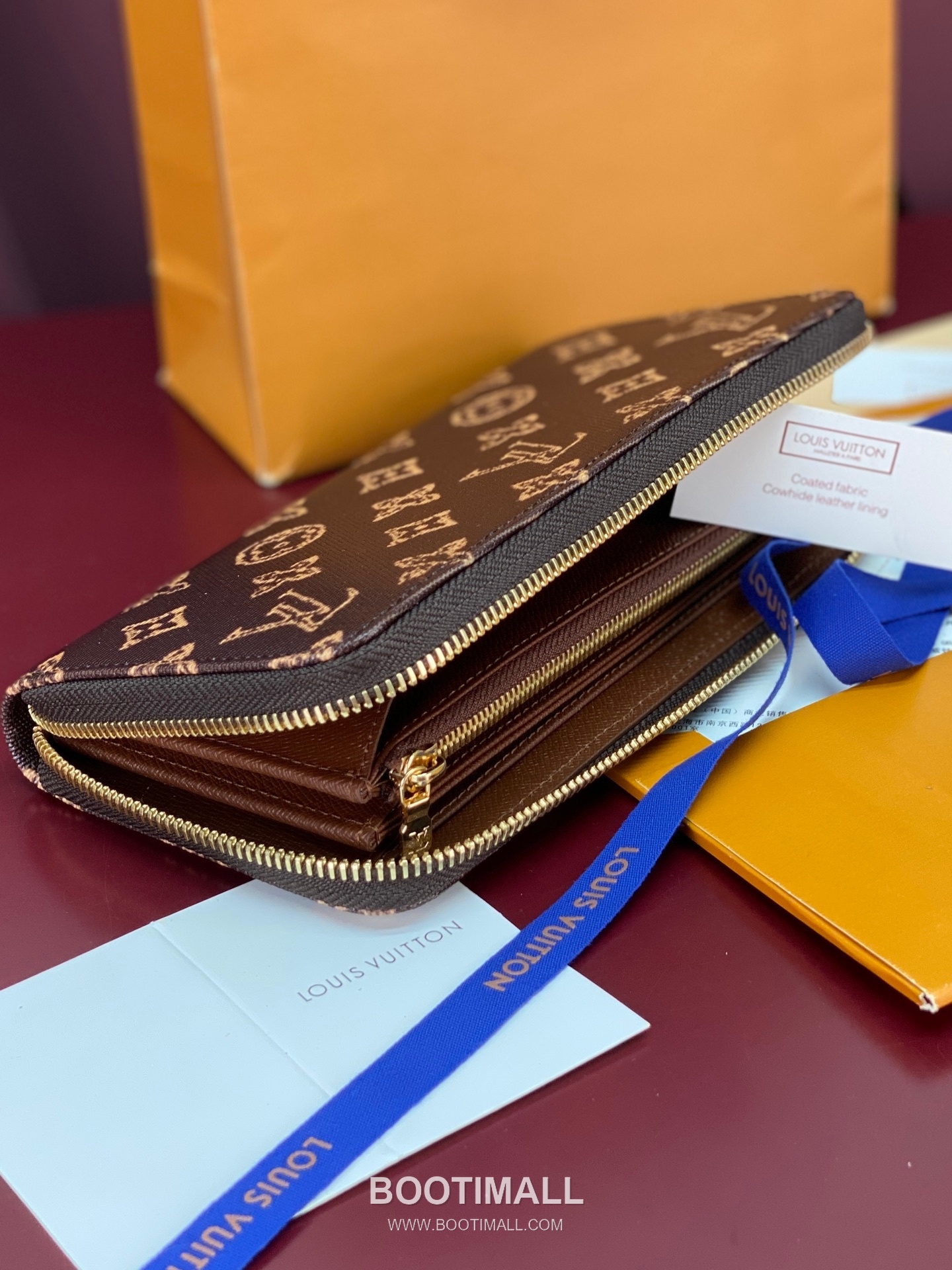 Louis Vuitton Zippy Wallet Monogram Origine Canvas M27683 루이비통 지피 월릿 모노그램 오리진 캔버스 19.5cm 6