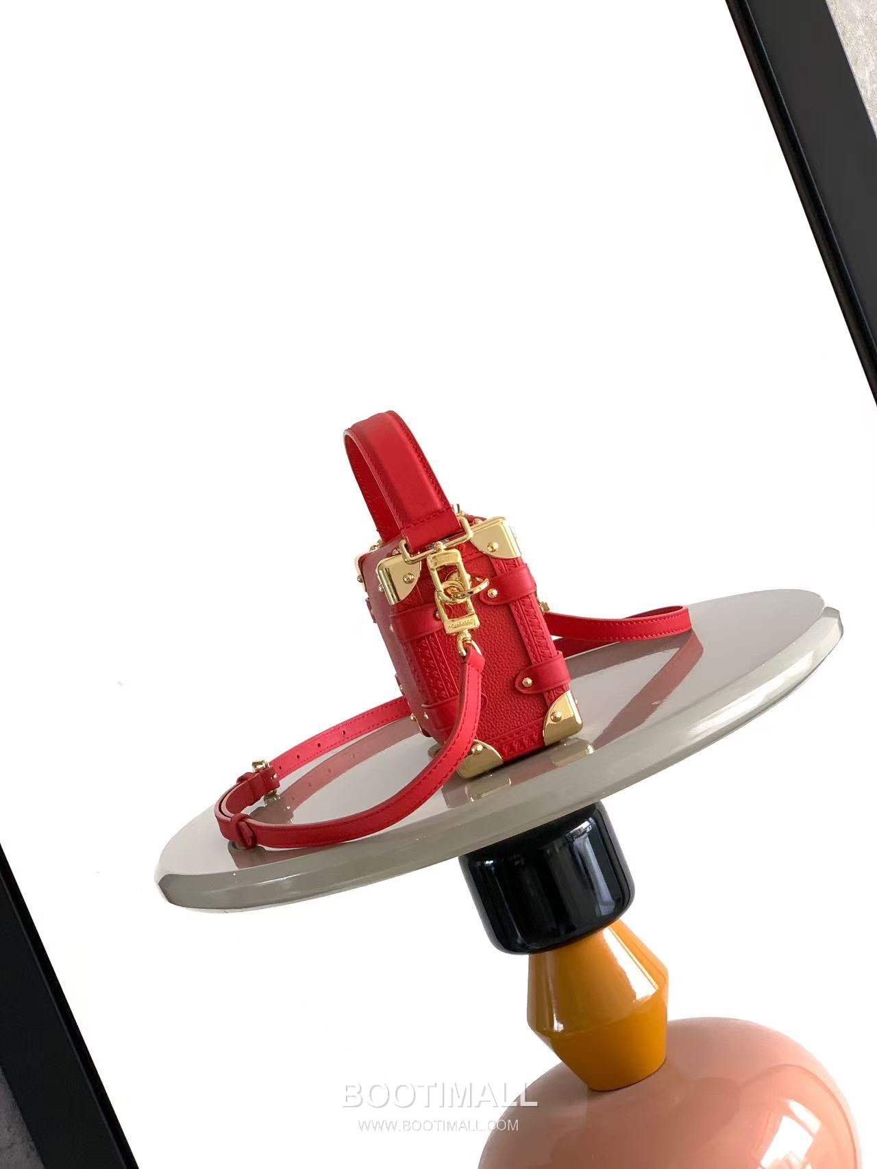 Louis Vuitton Side Trunk Grained Leather Bag M23817 M27438 루이비통 사이드 트렁크 그레인 레더 숄더백 18cm 2