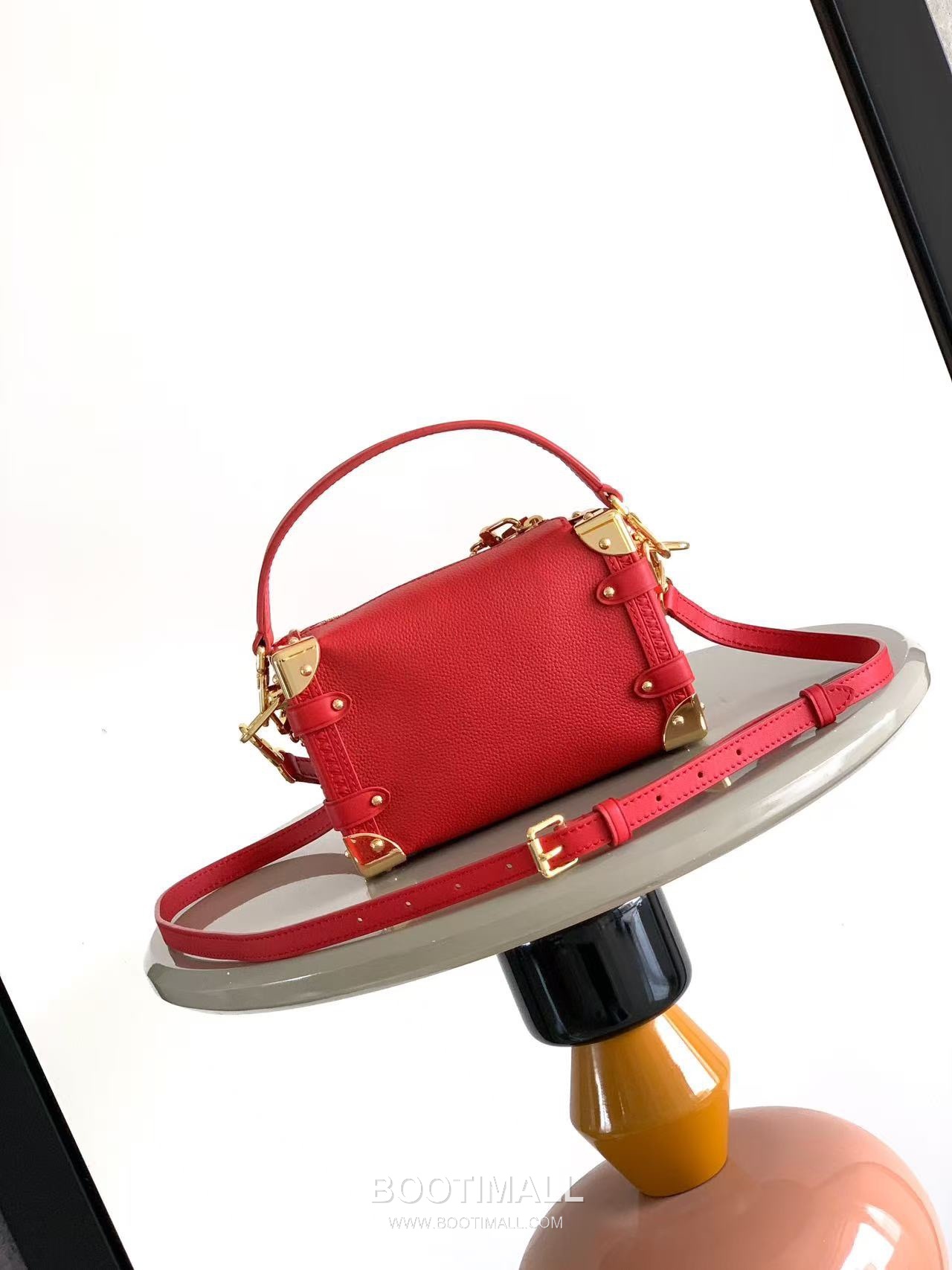 Louis Vuitton Side Trunk Grained Leather Bag M23817 M27438 루이비통 사이드 트렁크 그레인 레더 숄더백 18cm 3