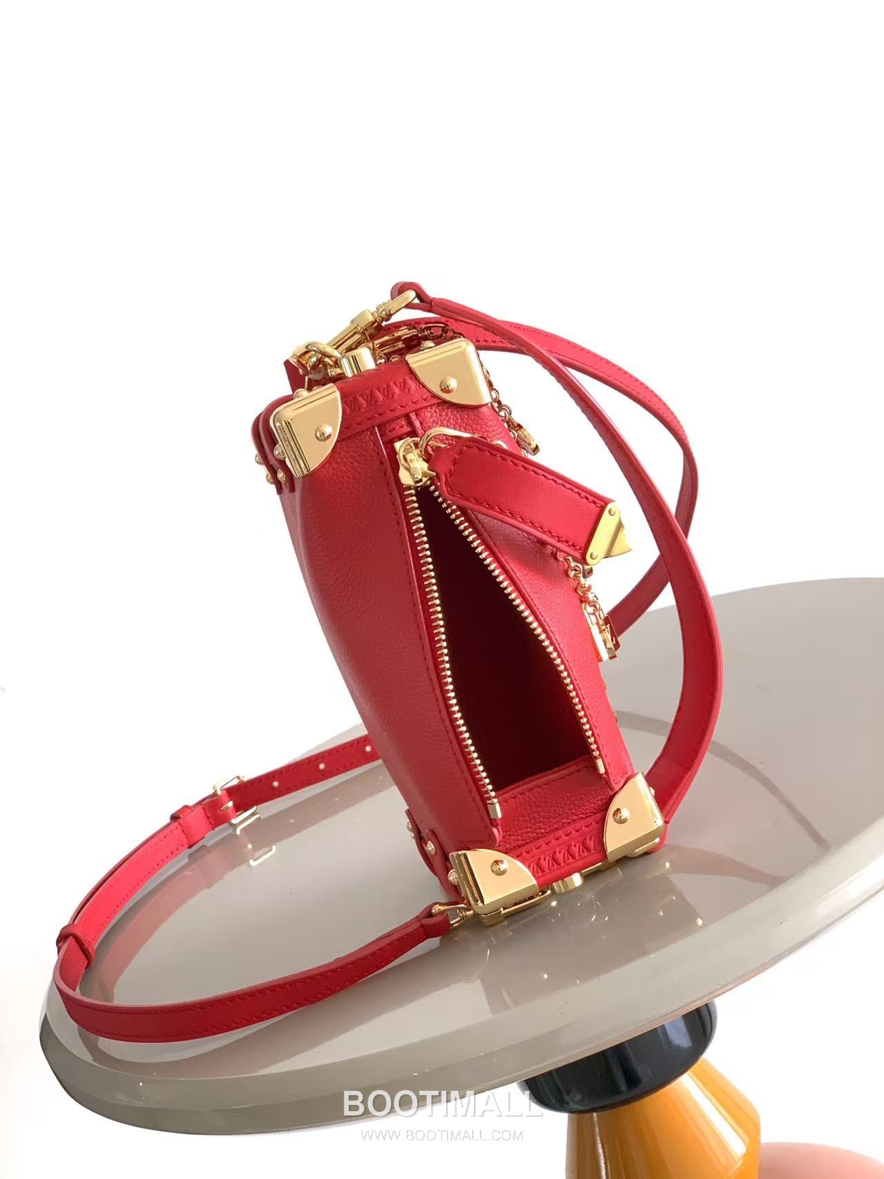 Louis Vuitton Side Trunk Grained Leather Bag M23817 M27438 루이비통 사이드 트렁크 그레인 레더 숄더백 18cm 8