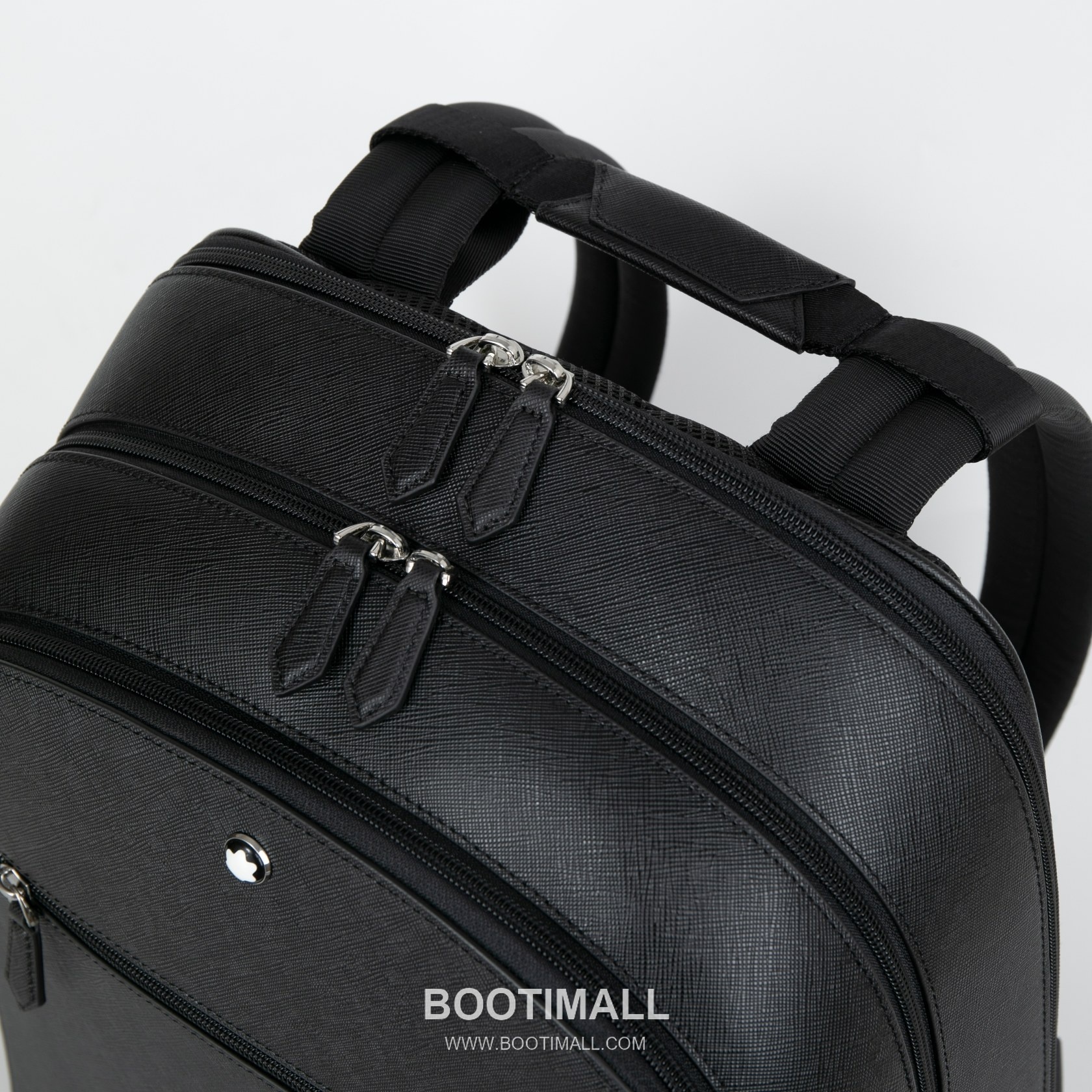 Montblanc B130275 Calfskin Black Backpack 몽블랑 B130275 카프스킨 블랙 백팩 4