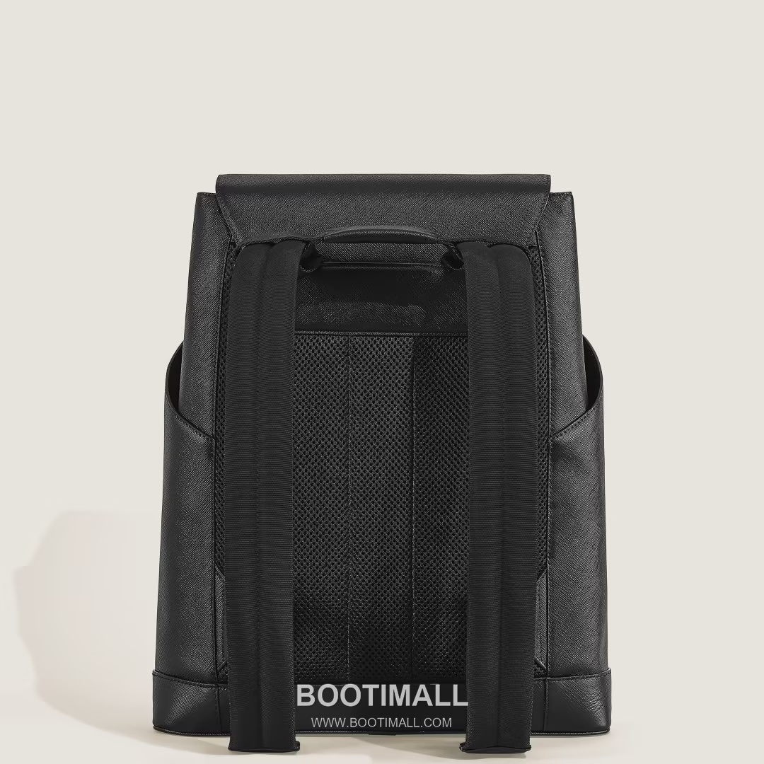 Montblanc B220421 Calfskin Black Backpack 몽블랑 B220421 카프스킨 블랙 백팩 21