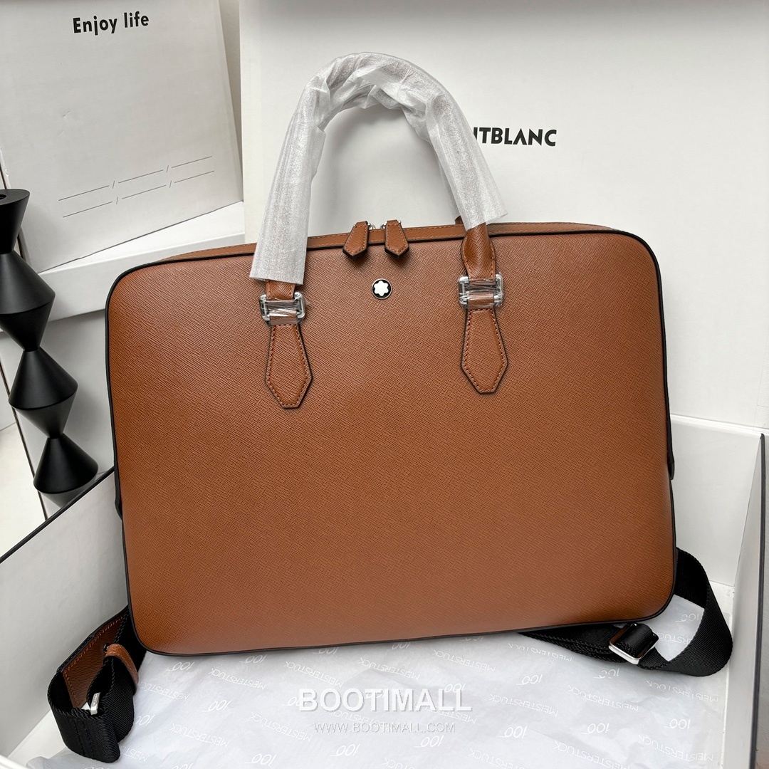 Montblanc B220334 Calfskin Brown Briefcase 몽블랑 B220334 카프스킨 브라운 브리프케이스 10