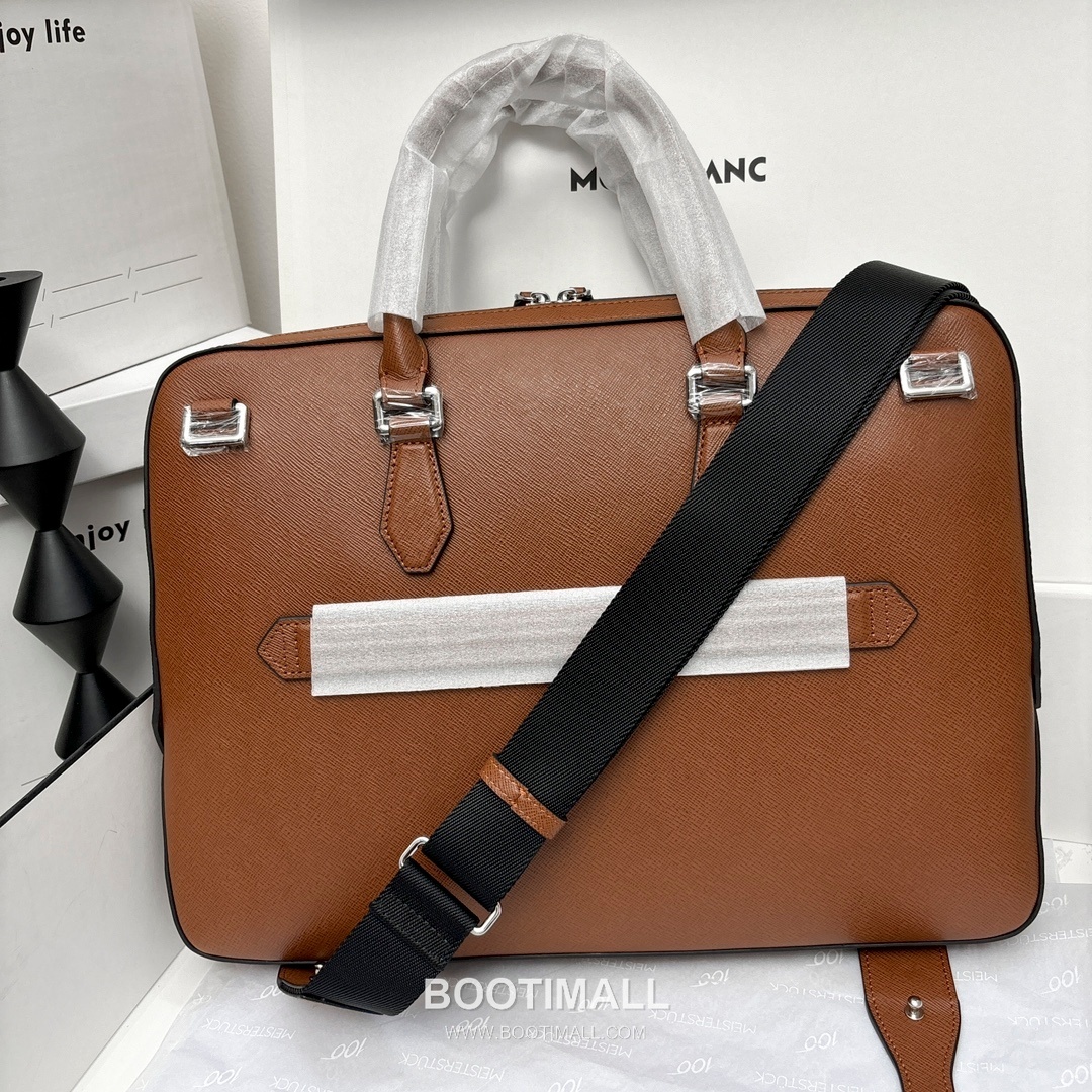 Montblanc B220334 Calfskin Brown Briefcase 몽블랑 B220334 카프스킨 브라운 브리프케이스 11
