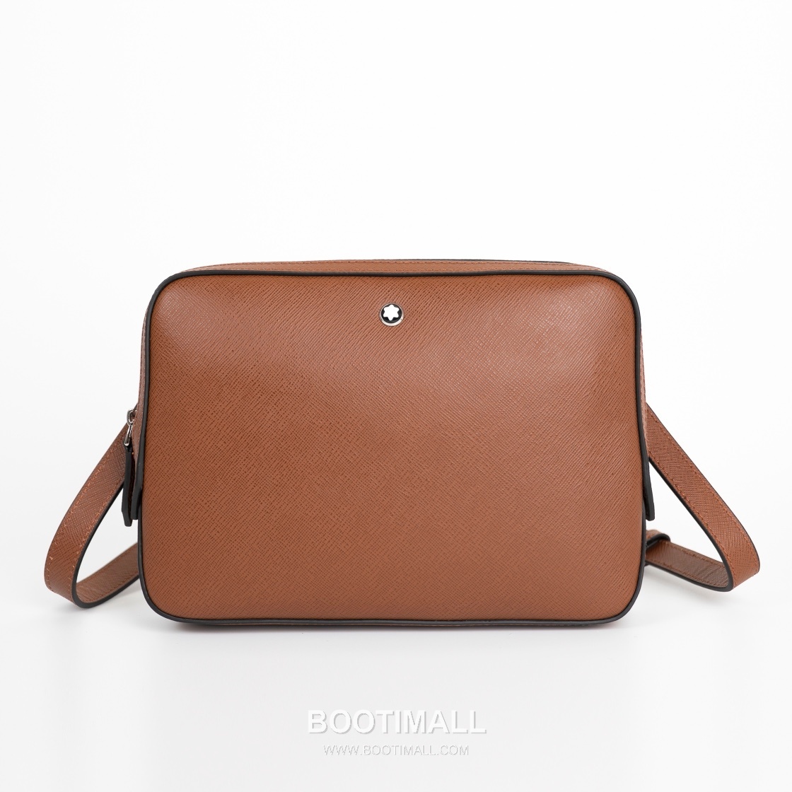 Montblanc Meisterstuck Craftsmanship Full-Grain Cowhide Maple Brown Crossbody Bag 몽블랑 마이스터스튁 장인정신 풀그레인 소가죽 메이플 브라운 크로스백 1