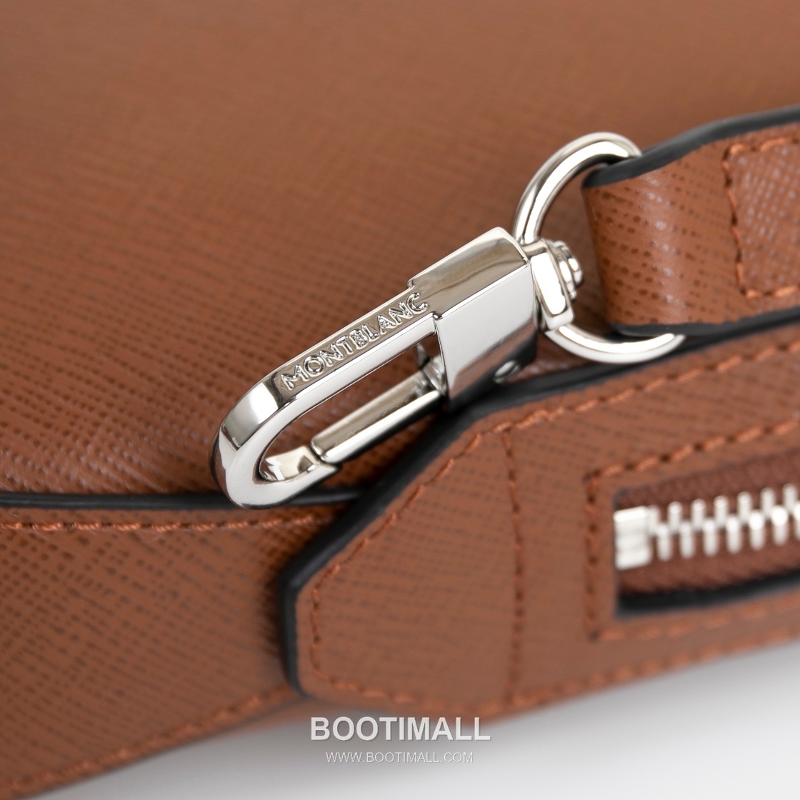 Montblanc Meisterstuck Craftsmanship Full-Grain Cowhide Maple Brown Crossbody Bag 몽블랑 마이스터스튁 장인정신 풀그레인 소가죽 메이플 브라운 크로스백 8