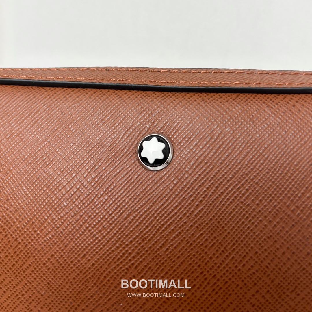 Montblanc Meisterstuck Craftsmanship Full-Grain Cowhide Maple Brown Crossbody Bag 몽블랑 마이스터스튁 장인정신 풀그레인 소가죽 메이플 브라운 크로스백 14