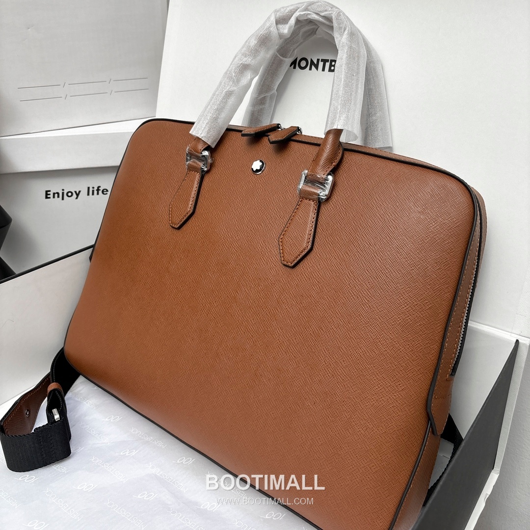 Montblanc B220334 Calfskin Brown Briefcase 몽블랑 B220334 카프스킨 브라운 브리프케이스 10