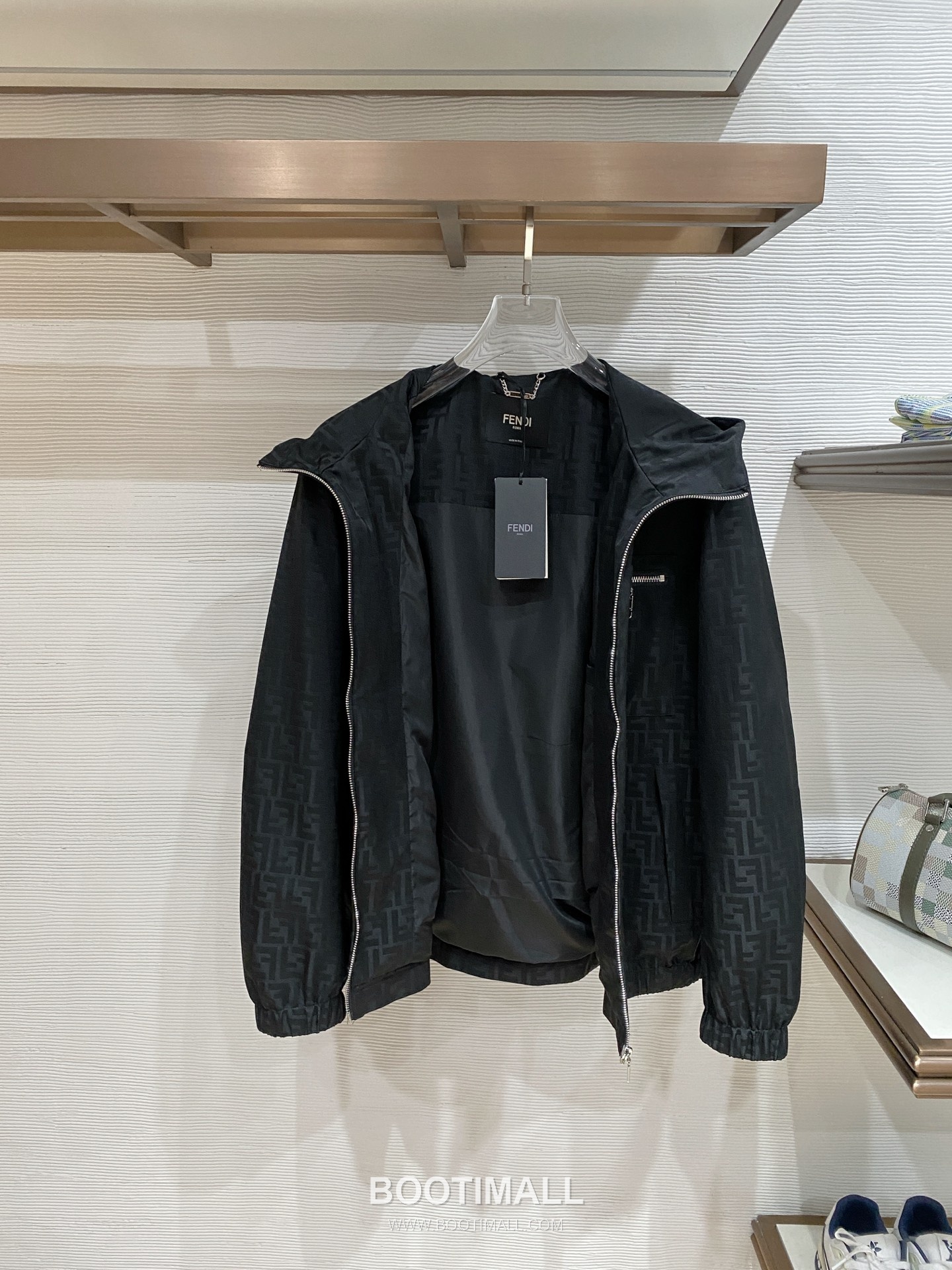 Fendi SS26 Logo Hooded Windbreaker Jacket 펜디 SS26 로고 후드 바람막이 재킷 5