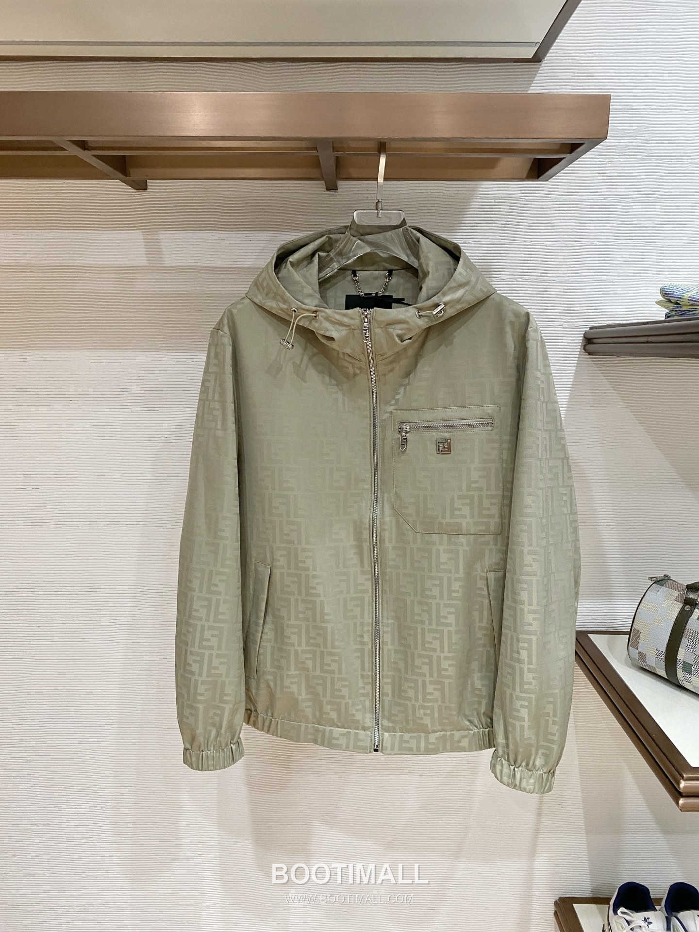 Fendi SS26 Logo Hooded Windbreaker Jacket 펜디 SS26 로고 후드 바람막이 재킷 1