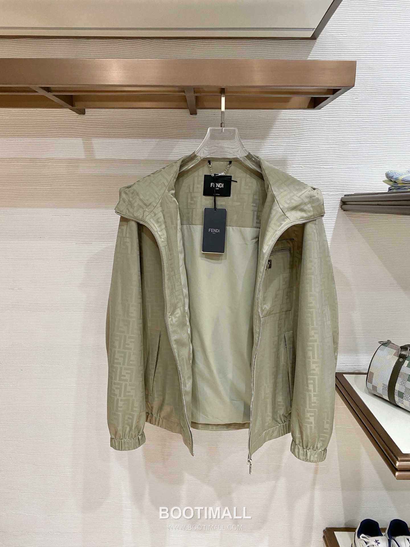 Fendi SS26 Logo Hooded Windbreaker Jacket 펜디 SS26 로고 후드 바람막이 재킷 5